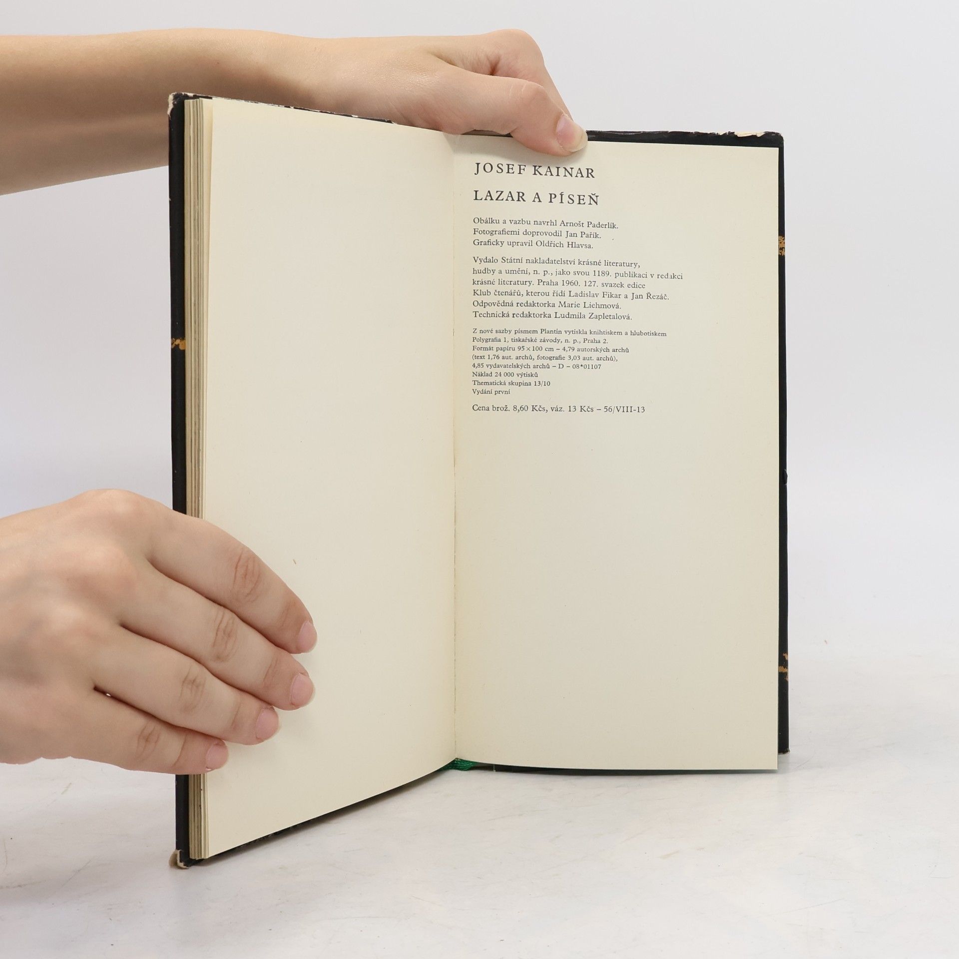 Josef Kainar Lazar a píseň