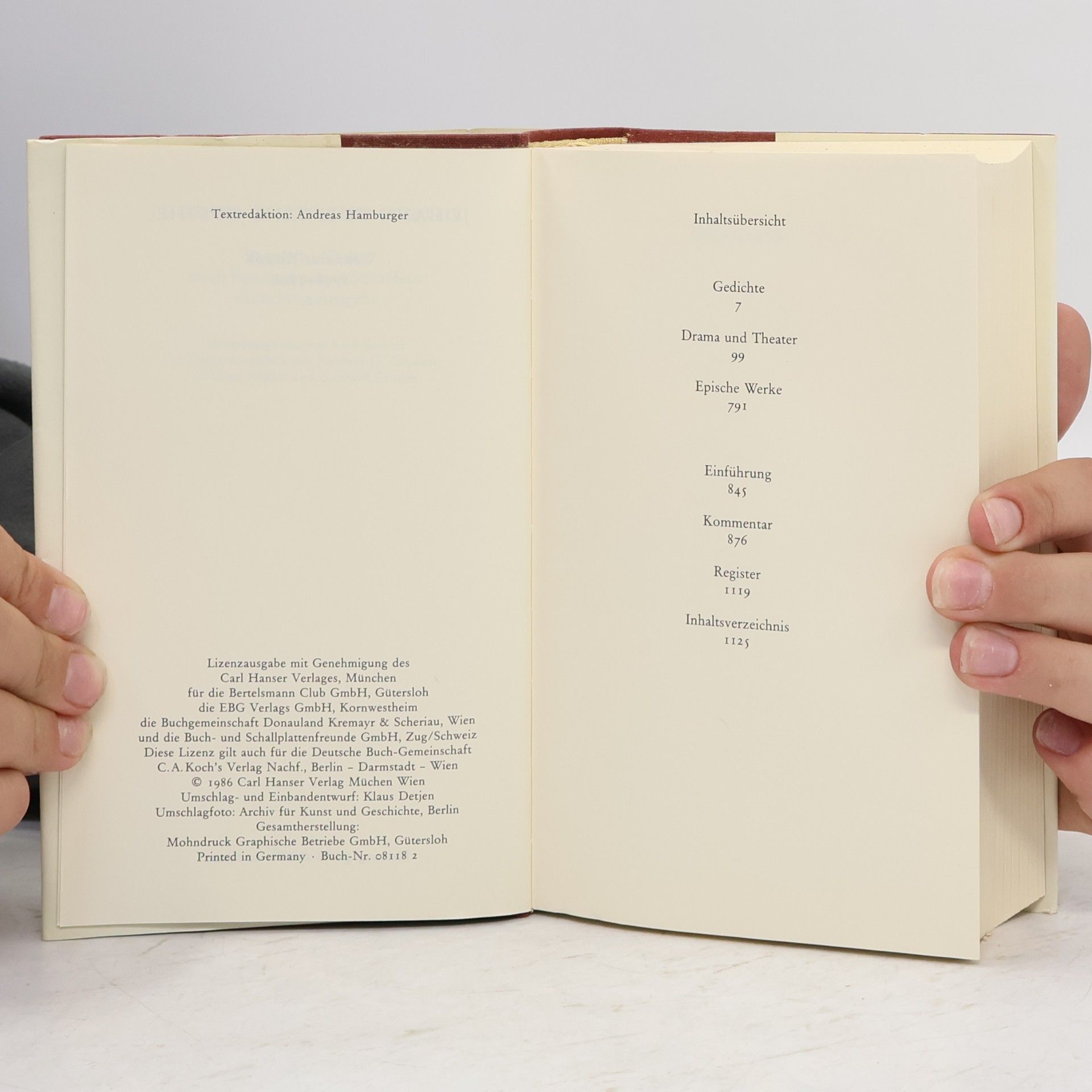 Johann Wolfgang von Goethe Goethes Sämtliche Werke 6.I