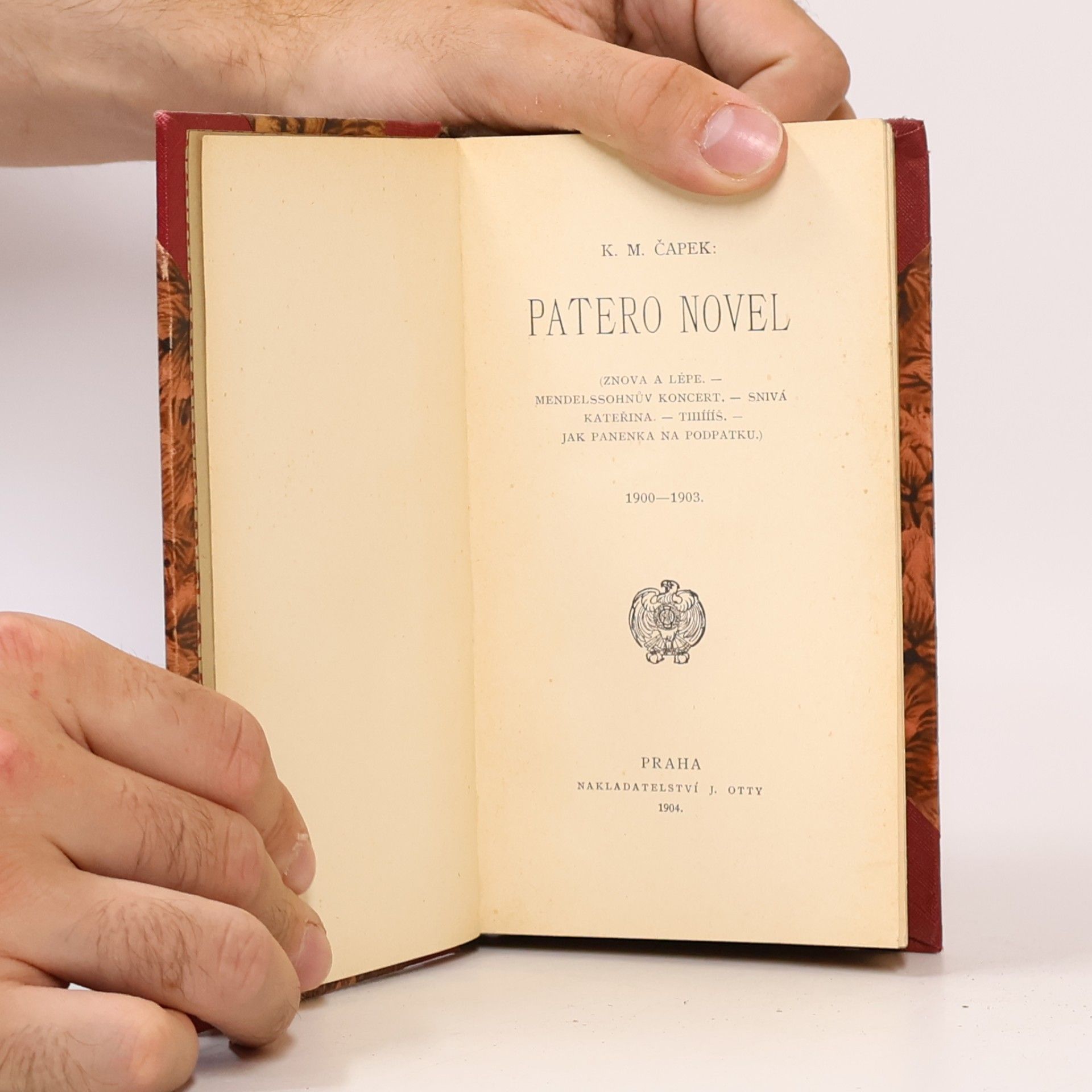 K. M. Čapek Patero novel