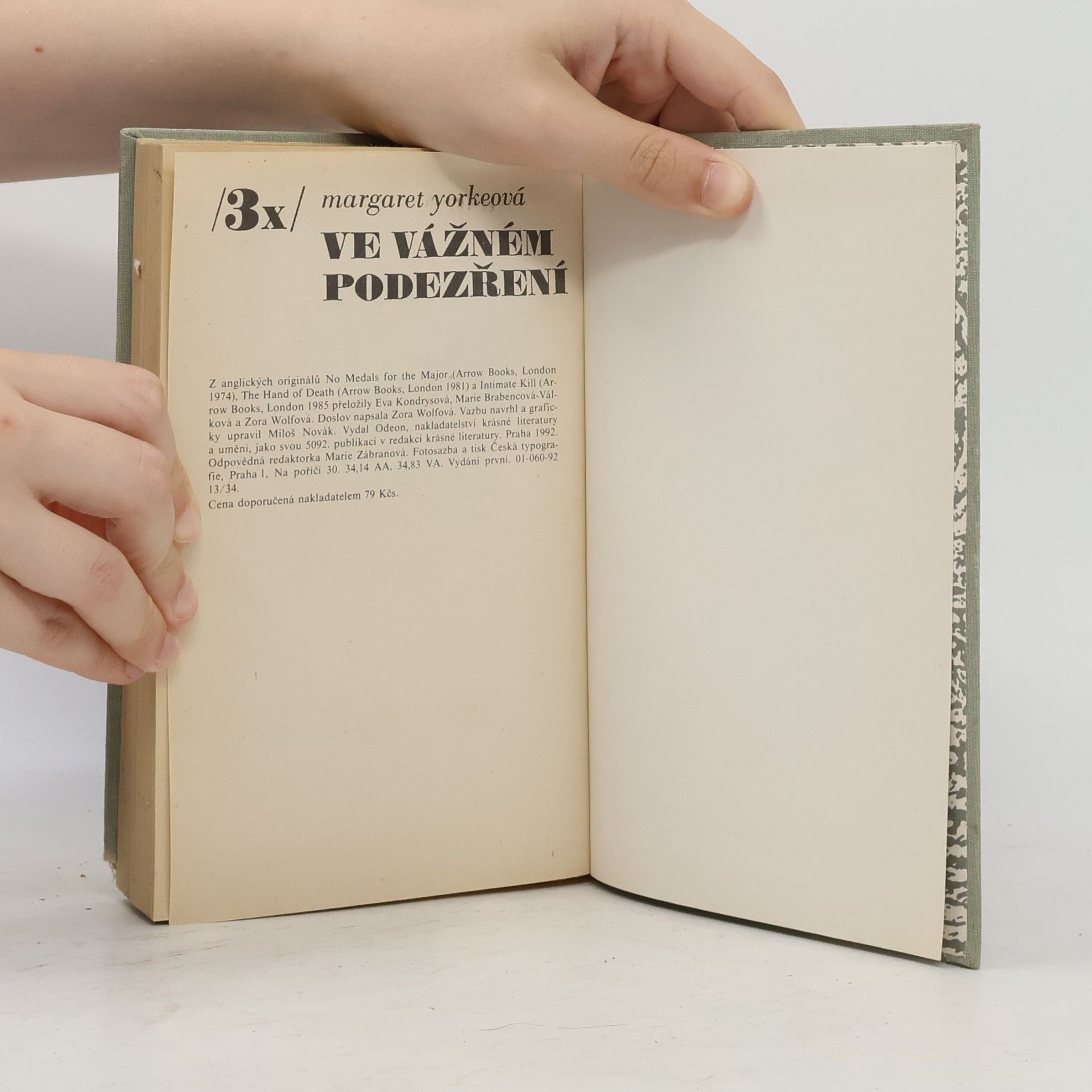 Margaret Yorke Třikrát ve vážném podezření