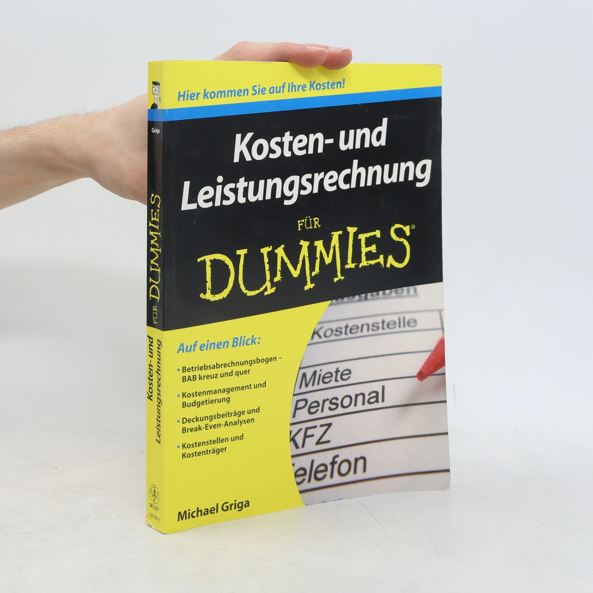 Michael Griga Kosten- und Leistungsrechnung für Dummies