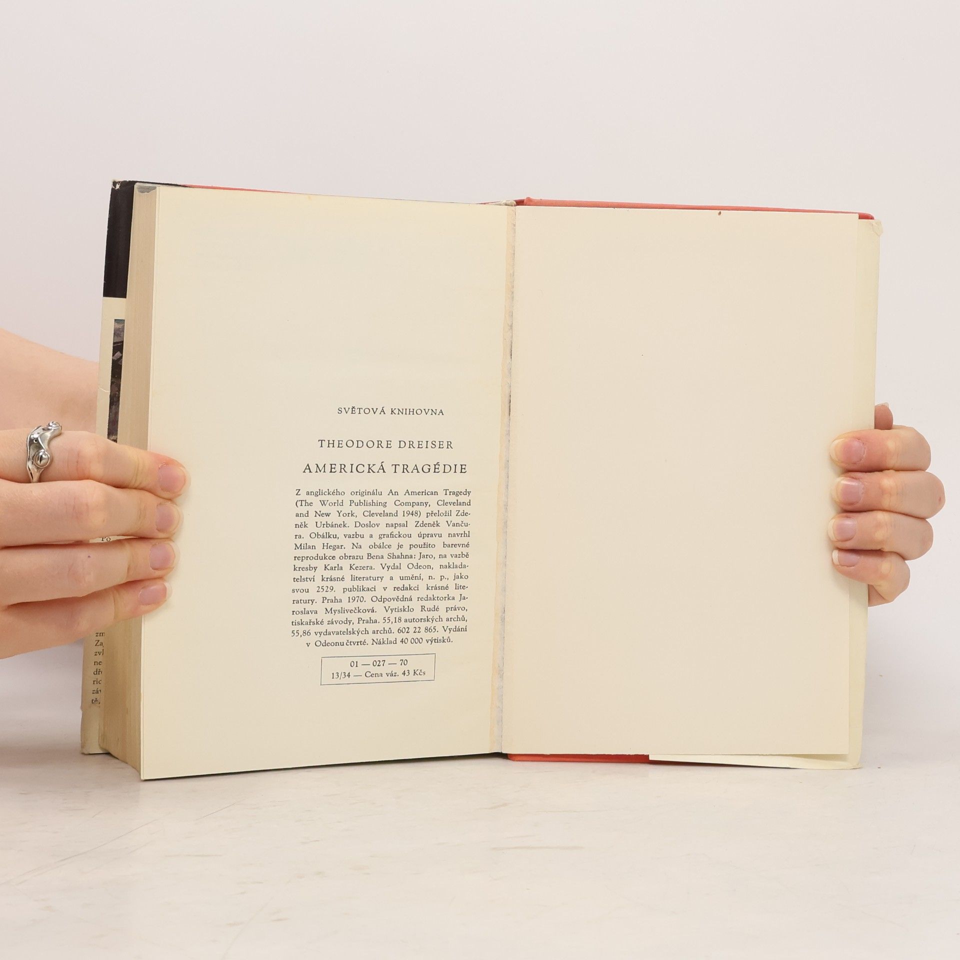 Theodore Dreiser Americká tragédie