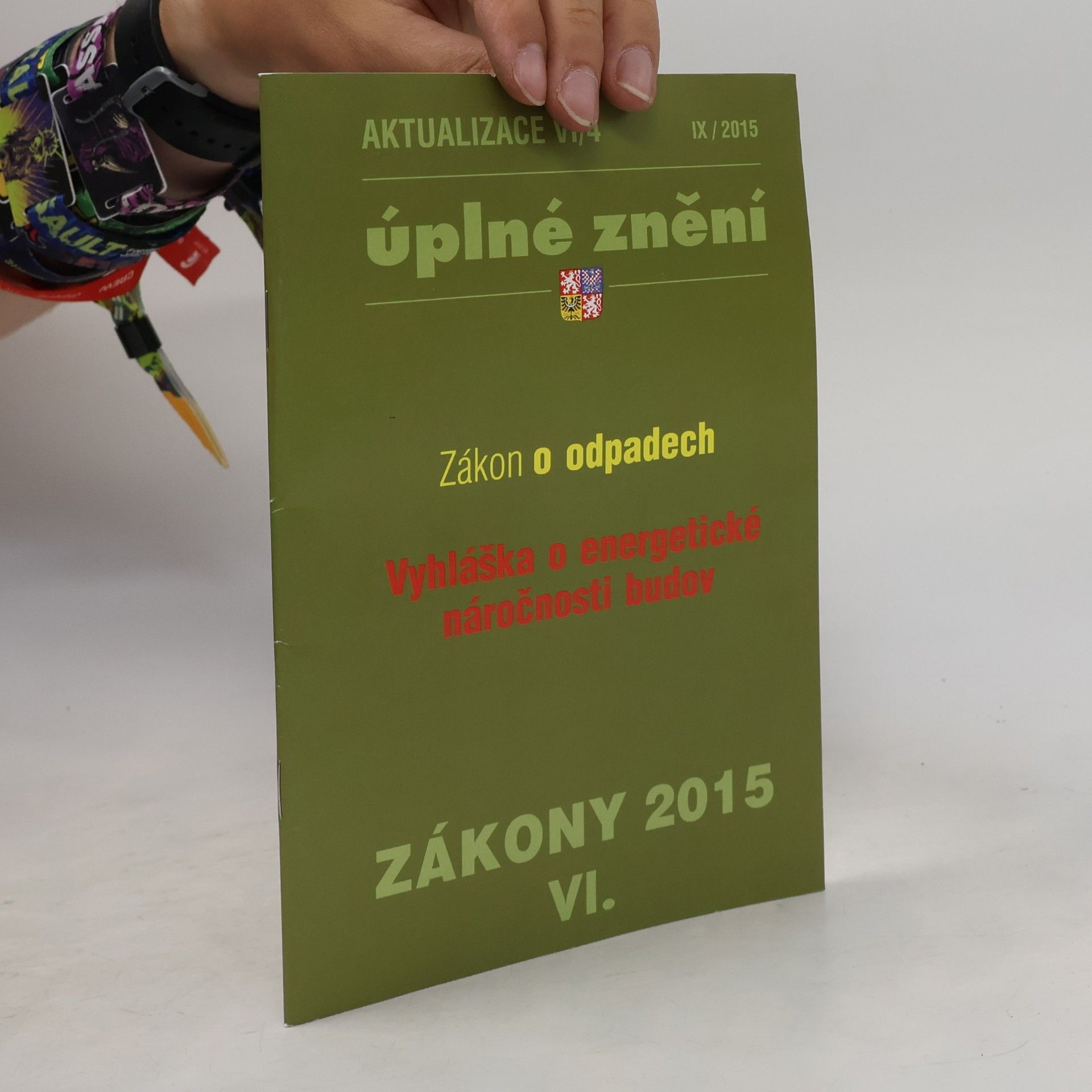 Auteurscollectief Zákony 2015 VI. Zákon o odpadech