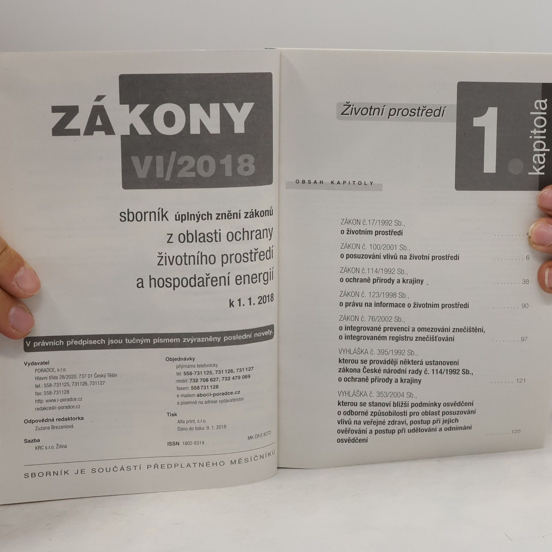 Kolektiv autorů Zákony VI/2018.