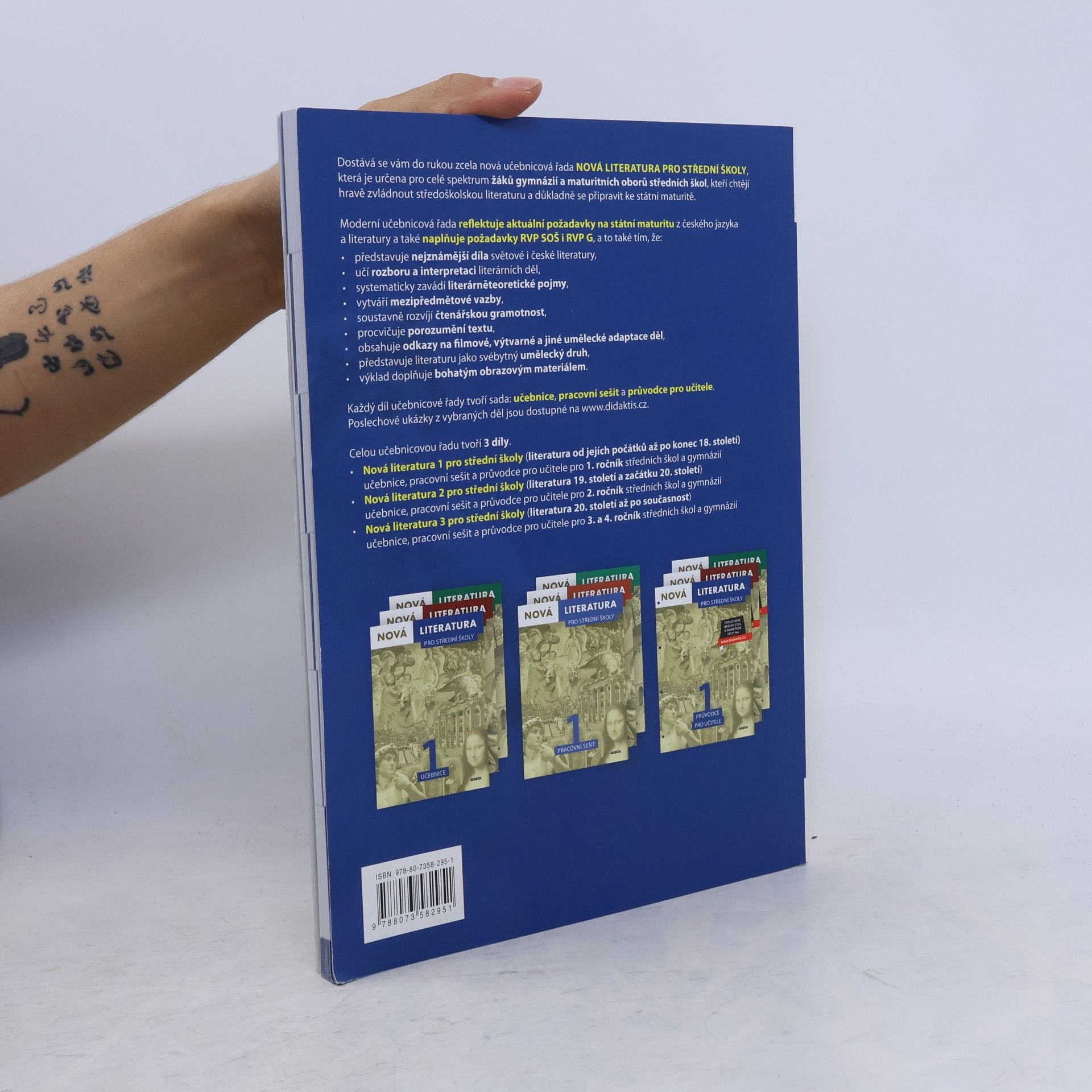 Lukáš Borovička Nová literatura pro střední školy. Učebnice 1