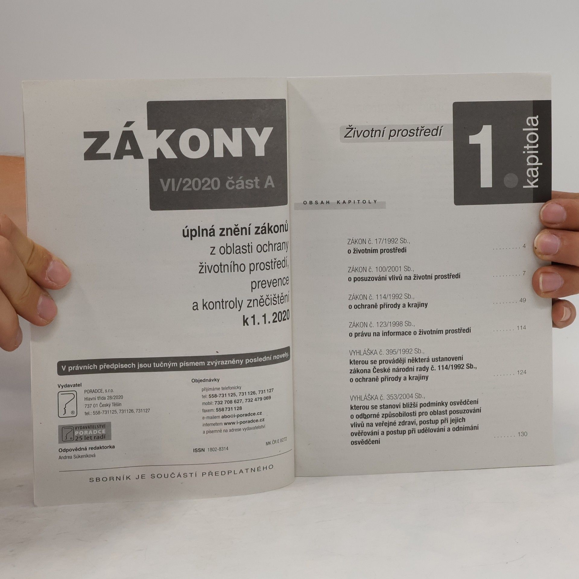 Autorenkollektiv Zákony 2020 VI. část A