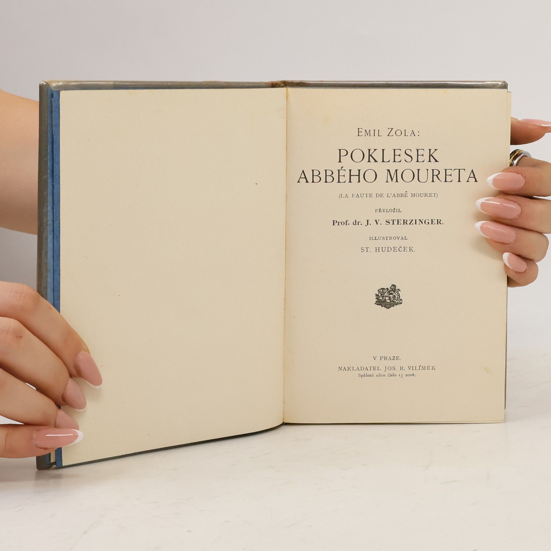 Émile Zola Poklesek Abbého Moureta