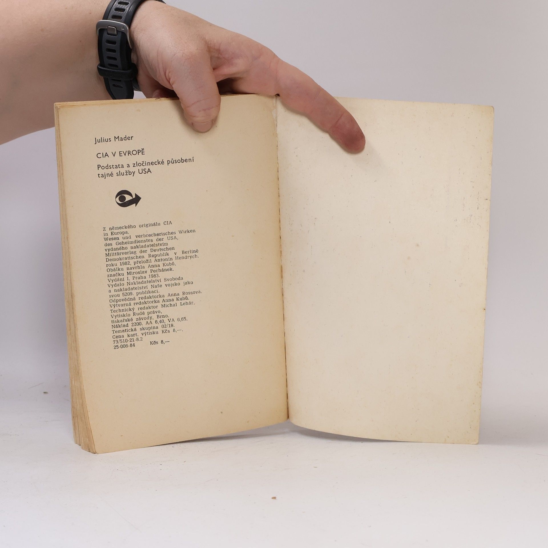 Julius Mader CIA v Evropě