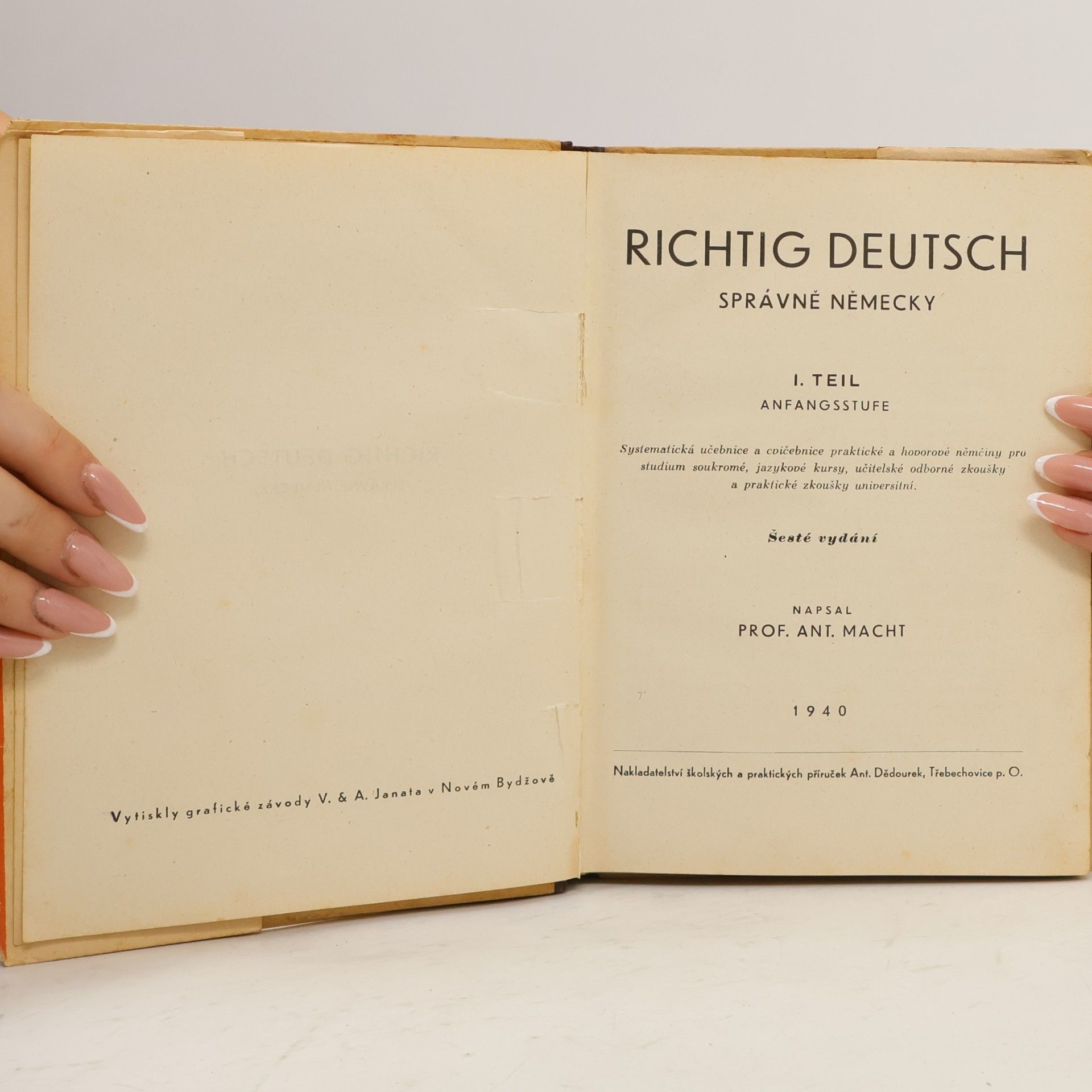 Ant. Macht Richtig Deutsch I.