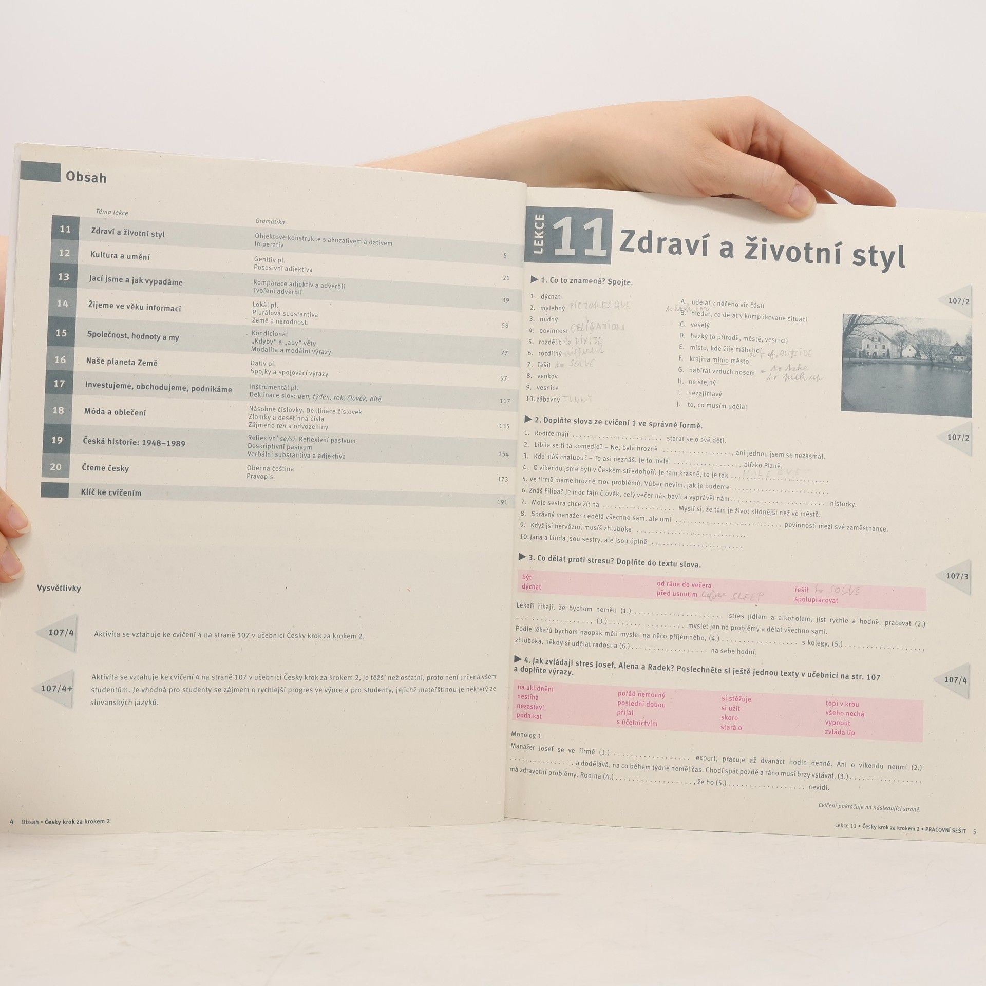 Zdena Malá Česky krok za krokem 2. B1. Pracovní sešit 11-20