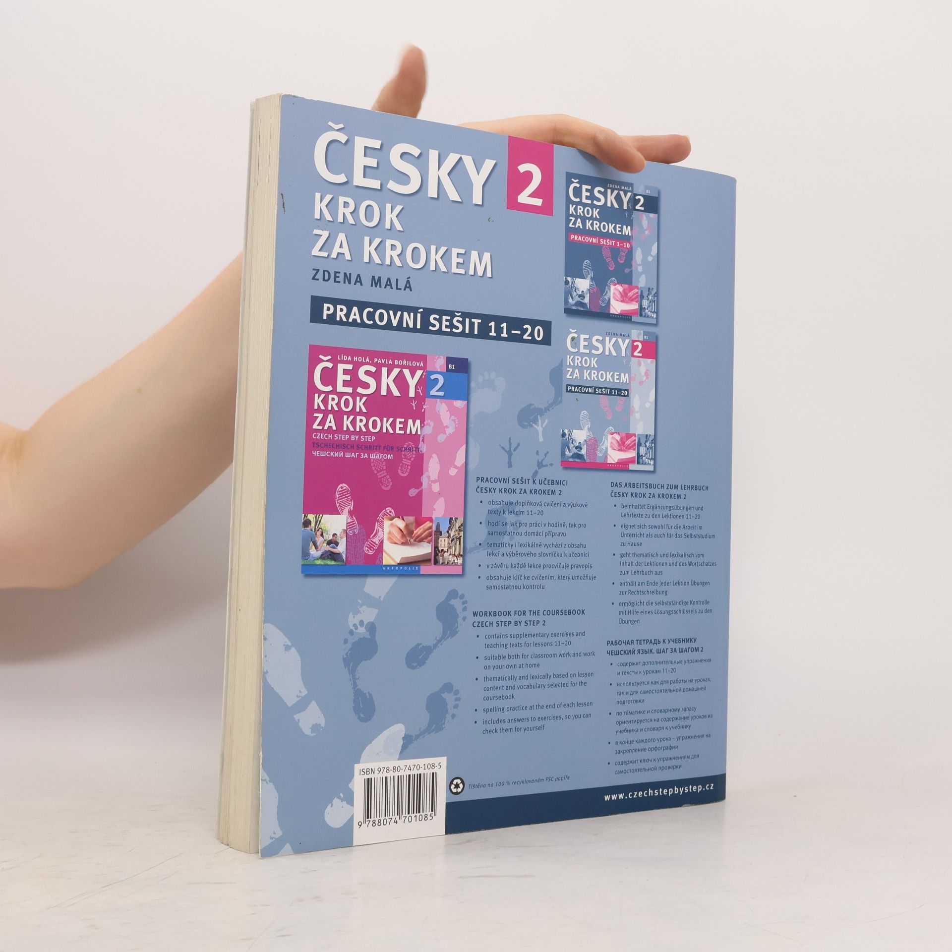 Zdena Malá Česky krok za krokem 2. B1. Pracovní sešit 11-20