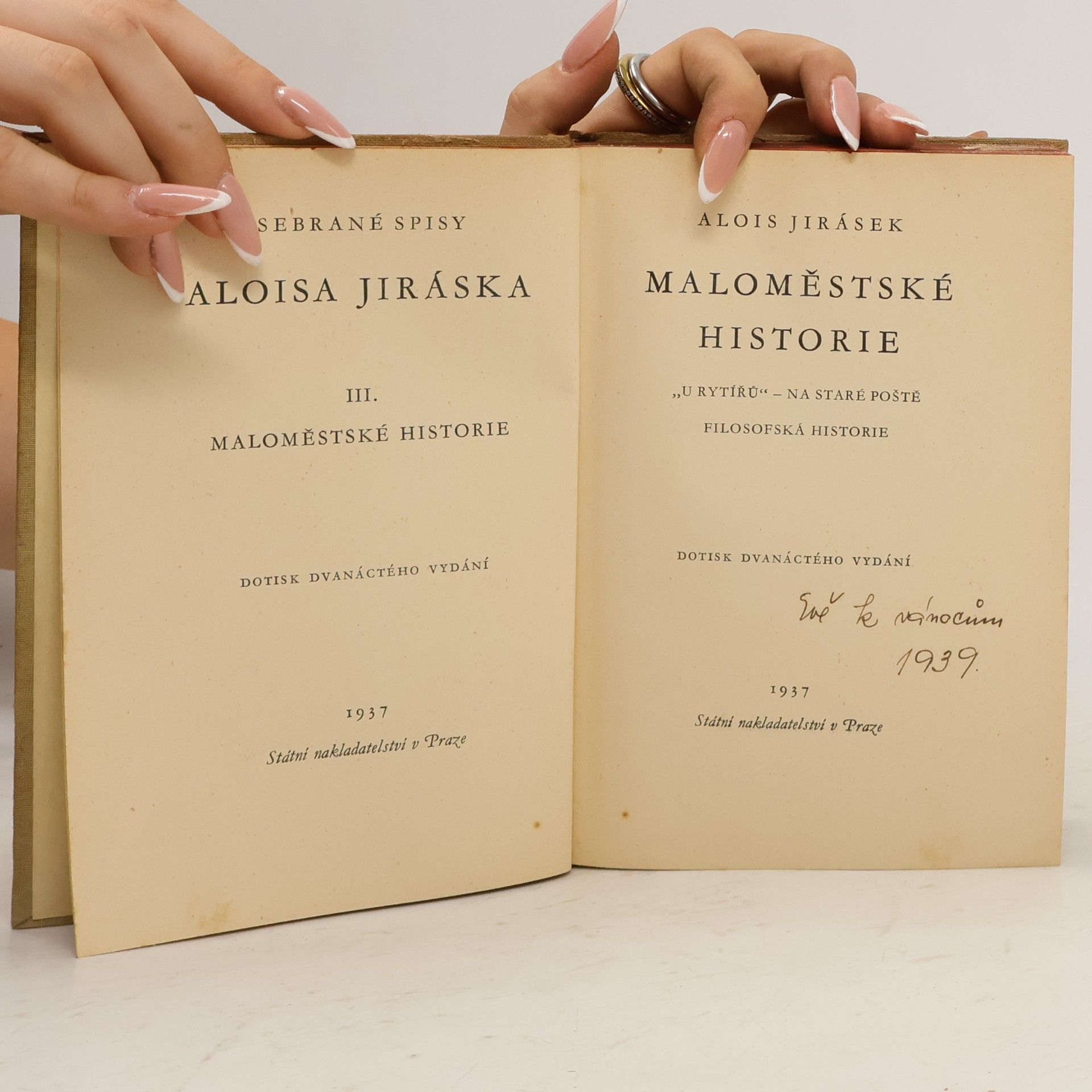 Alois Jirásek Maloměstské historie