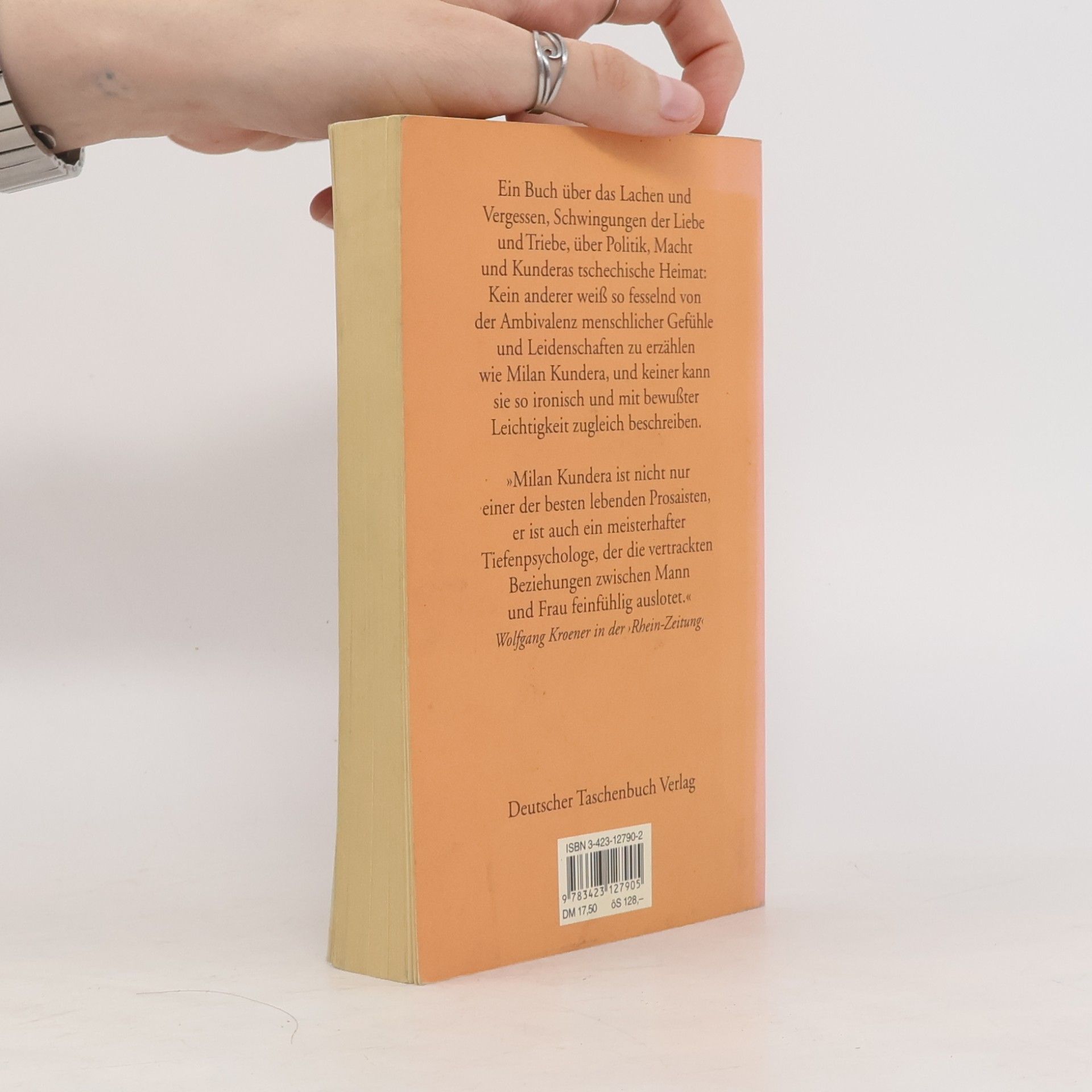 Milan Kundera Das buch vom Lachen und Vergessen