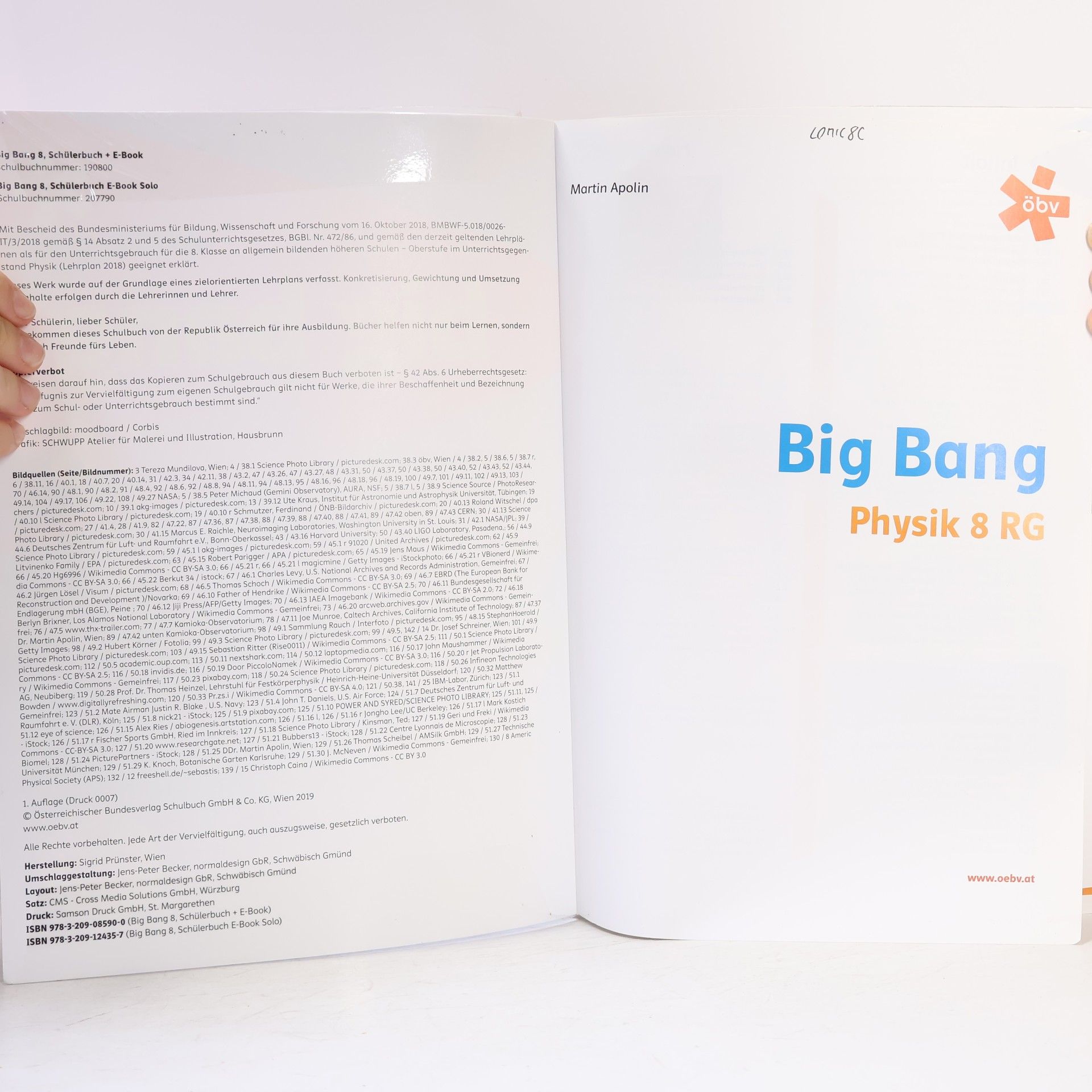 Martin Apolin Big Bang. Physik 8