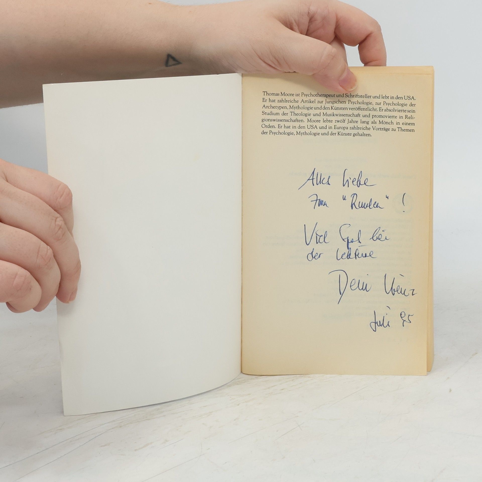 Thomas Moore Der Seele Flügel geben