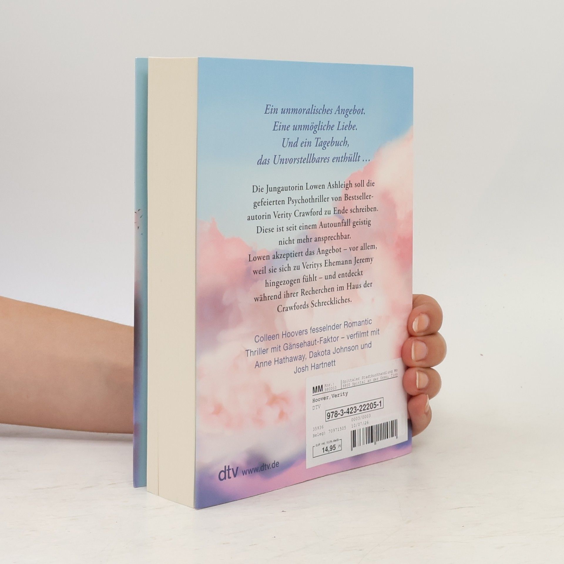 Colleen Hoover Verity: Roman | Der TikTok-Bestseller – ein Romantik-Thriller voller Emotionen ab Oktober 2026 im Kino