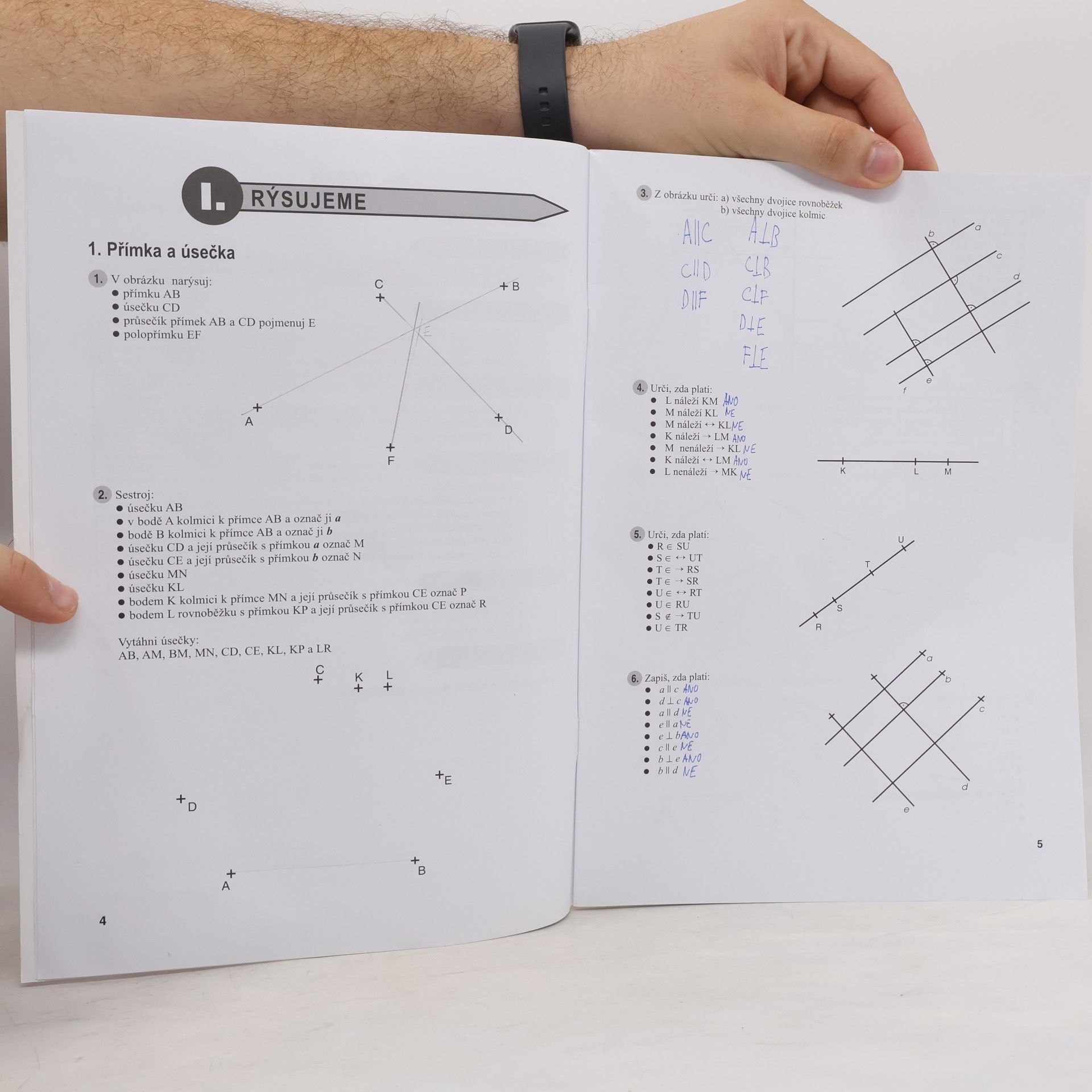 Jitka Boušková Matematika 6 pro základní školy. Geometrie. Pracovní sešit