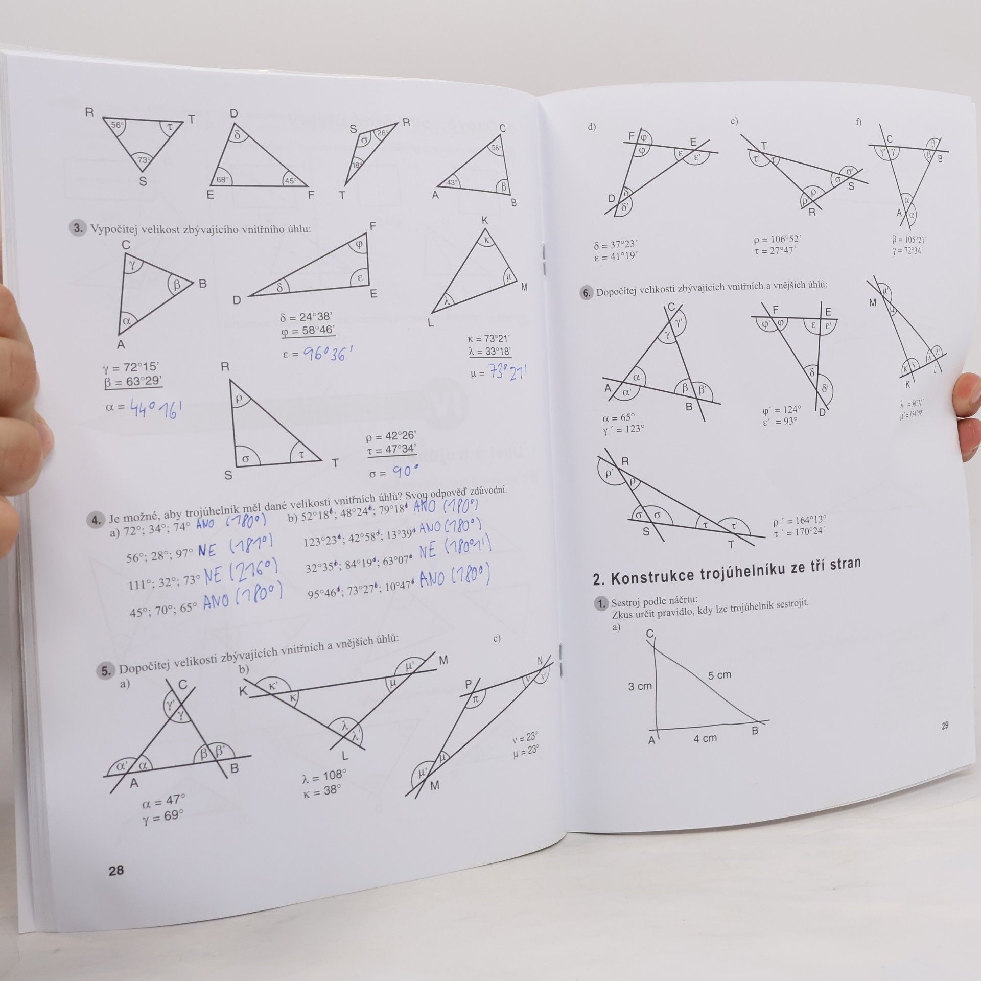 Jitka Boušková Matematika 6 pro základní školy. Geometrie. Pracovní sešit