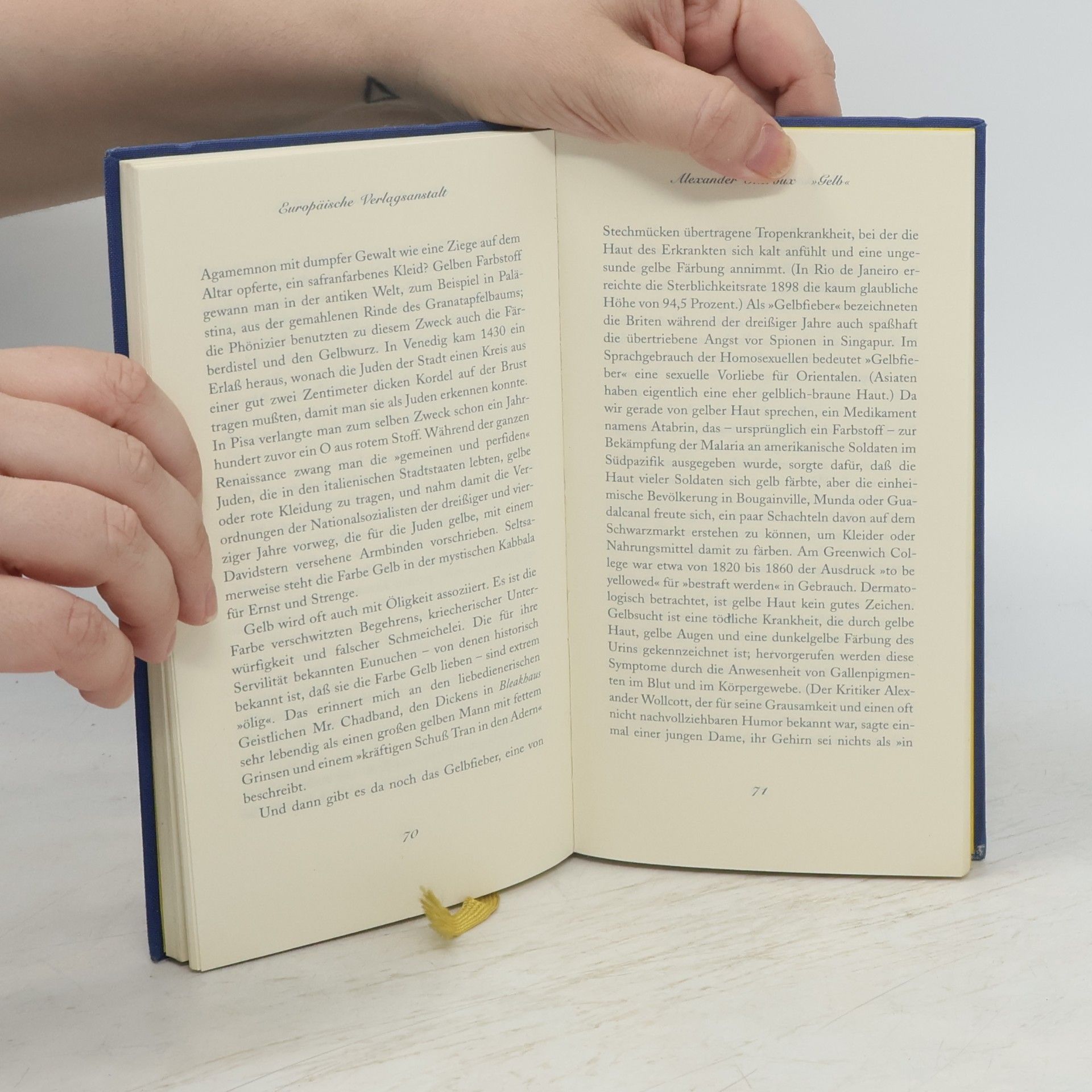 Alexander Theroux Anleitungen eine Farbe zu lesen
