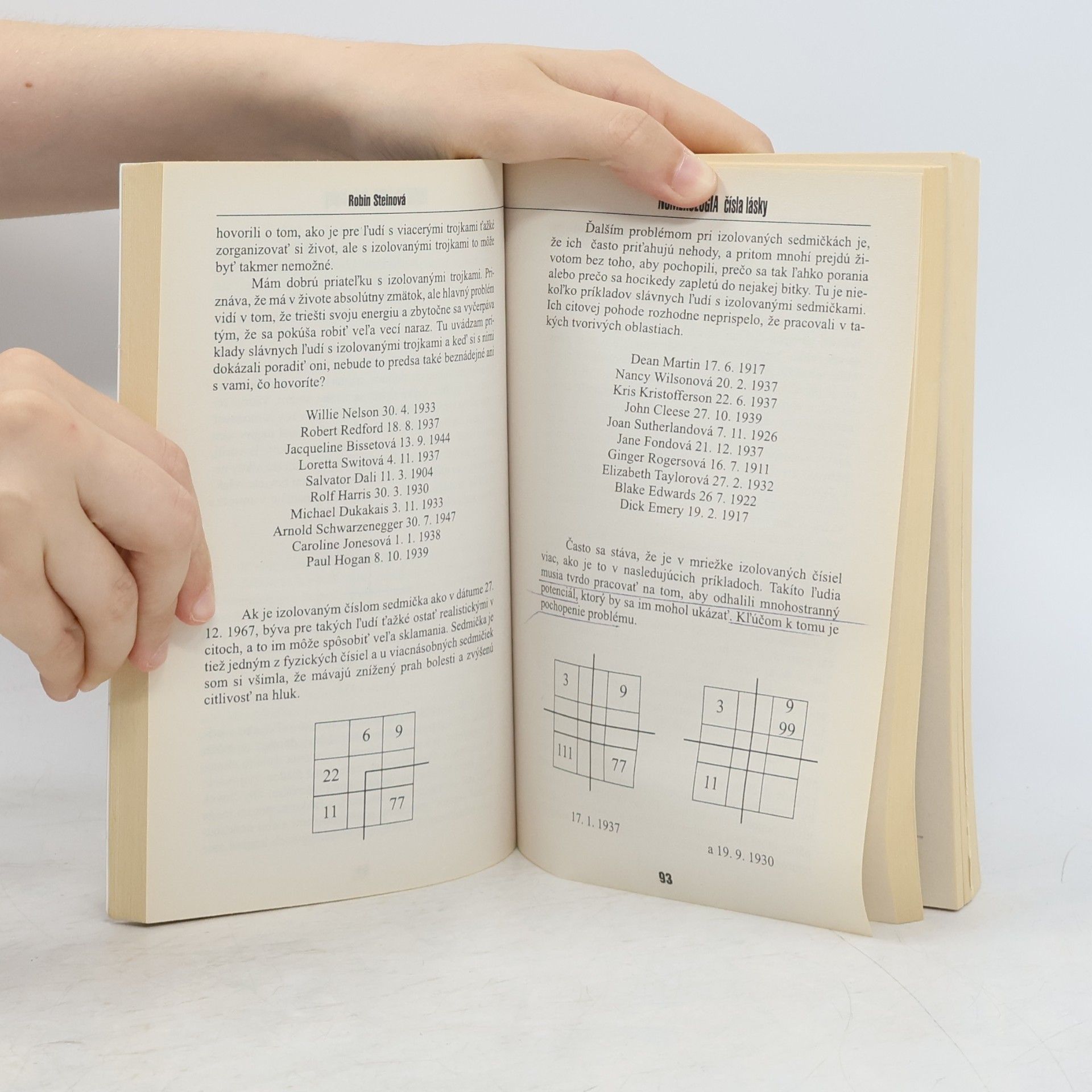 Robin Stein Numerológia : Čísla lásky