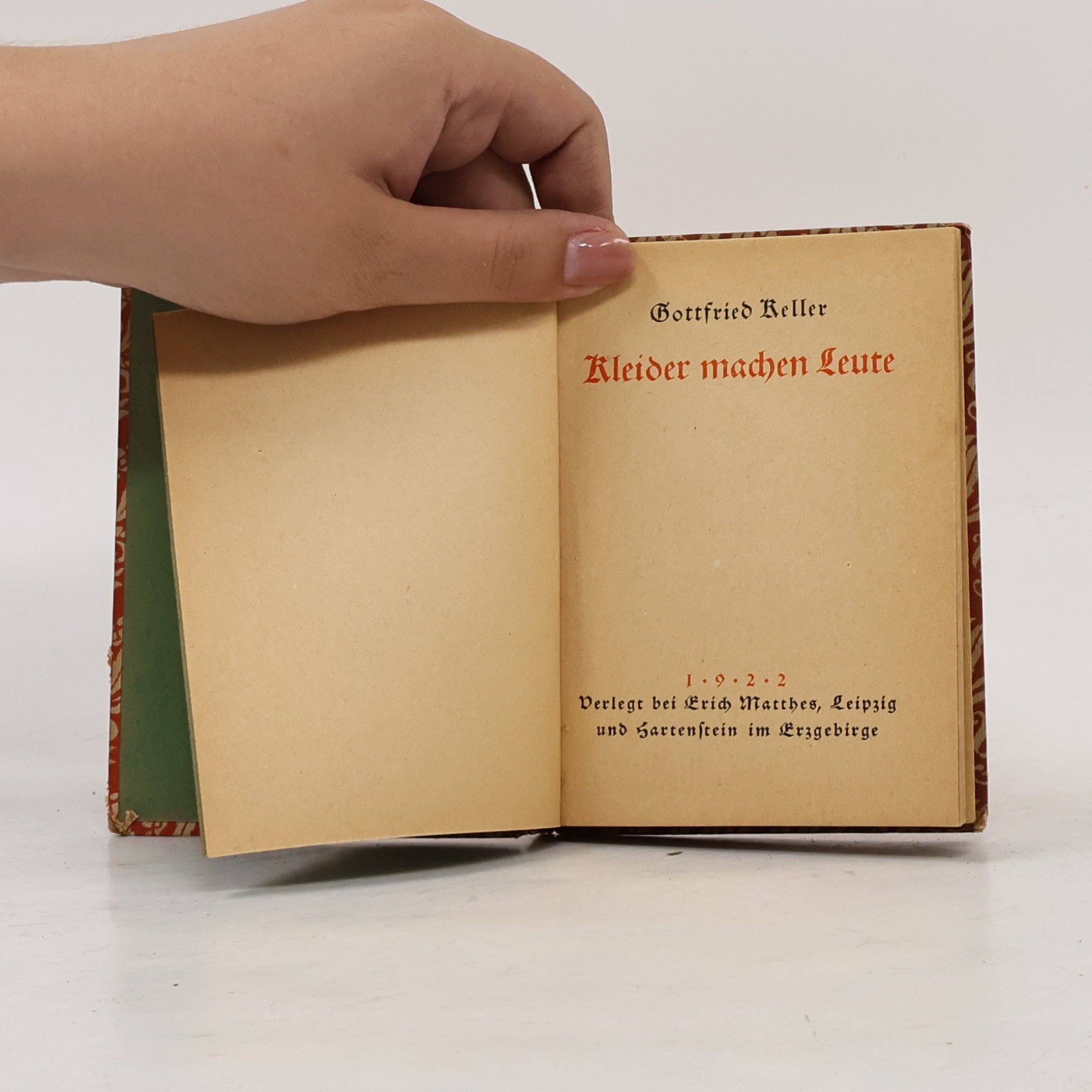 Gottfried Keller Kleider machen Leute