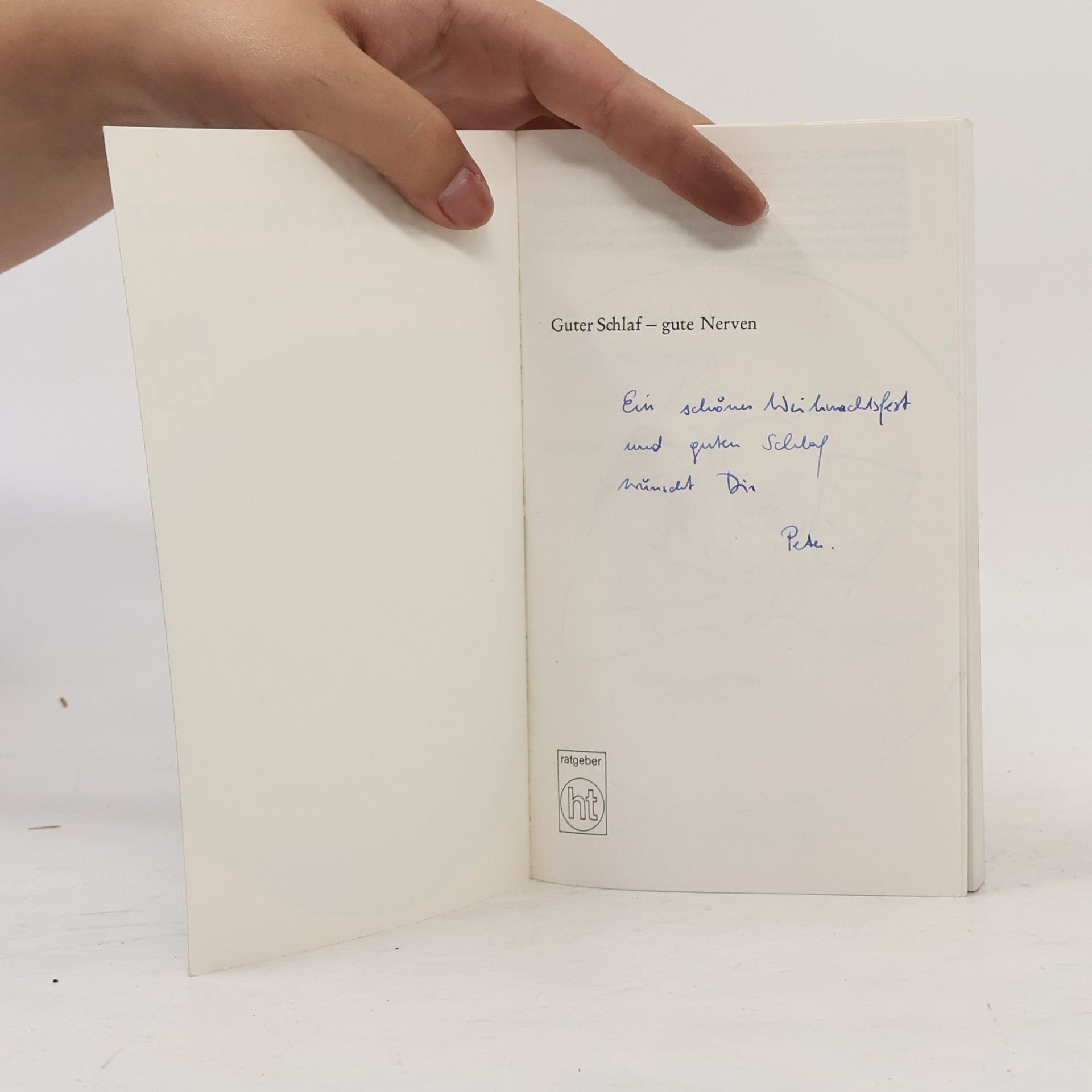 Gerhard Leibold Guter Schlaf, gute Nerven