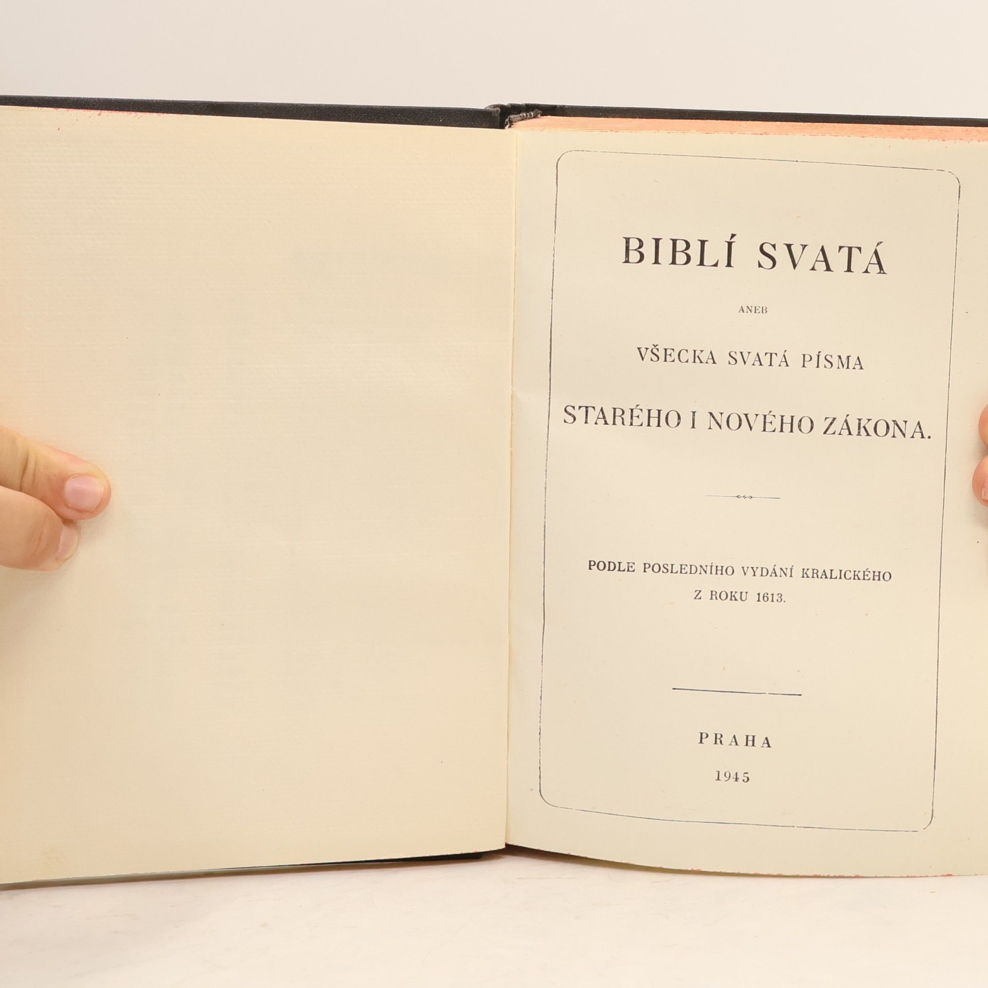 Autorenkollektiv Bíblí svatá aneb všecka svatá písma starého i nového zákona