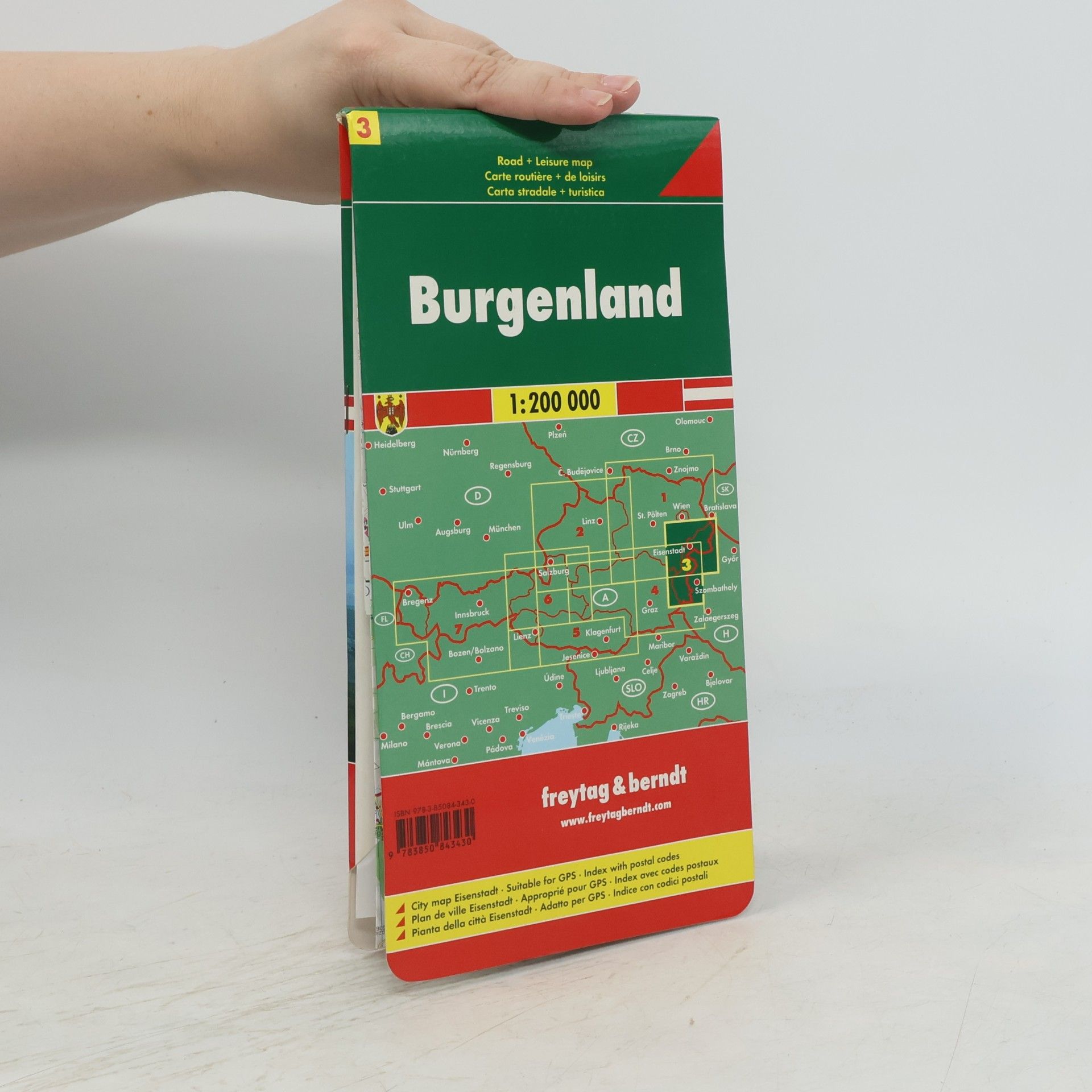 AA.VV. Freytag & Berndt Autokarte Burgenland