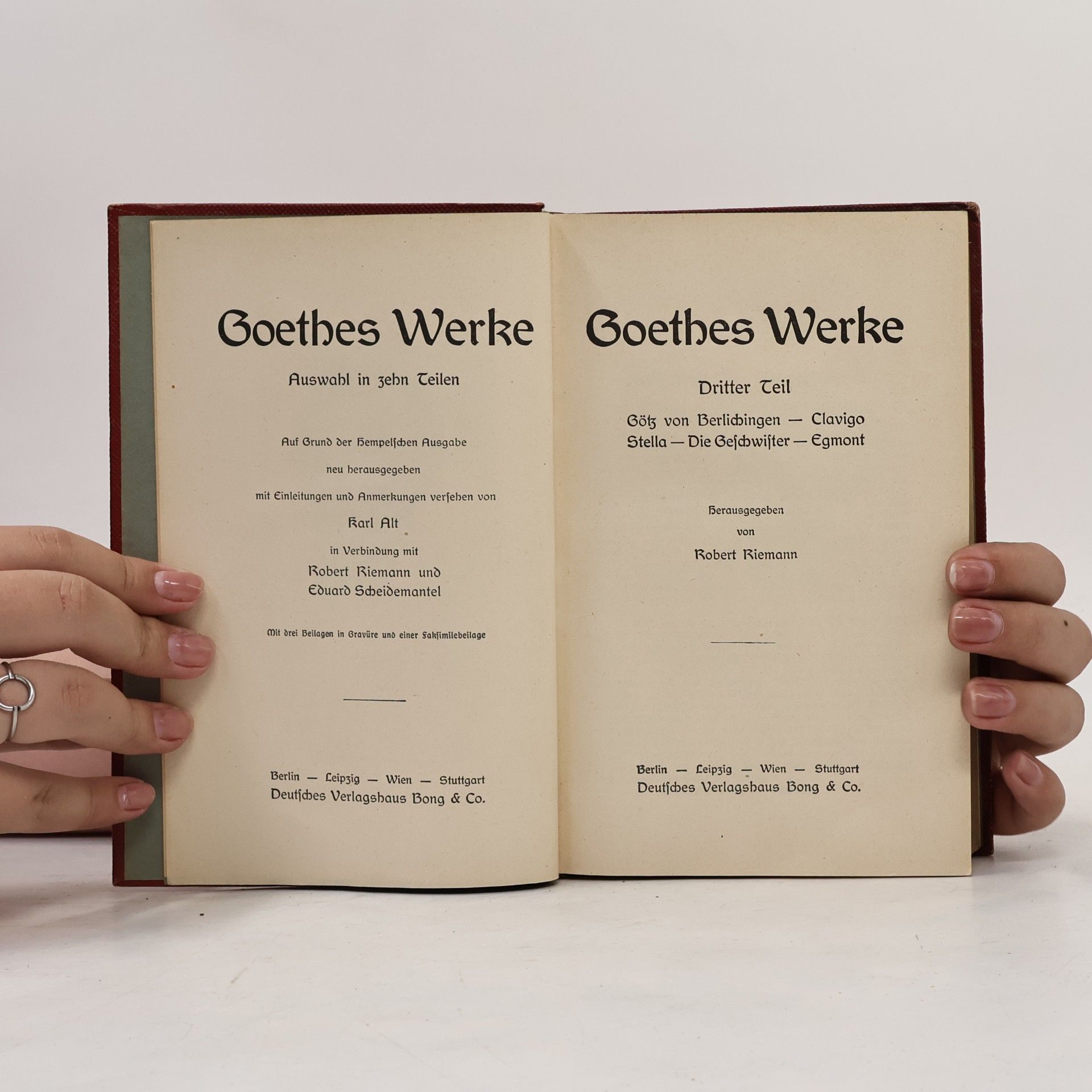 Autorenkollektiv Goethes Werke III