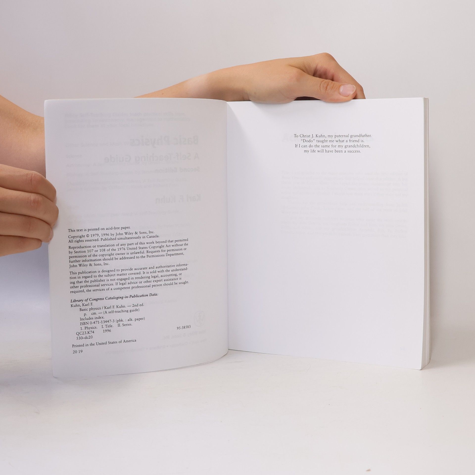 Karl F. Kuhn Basic Physics: a Self-teaching Guide