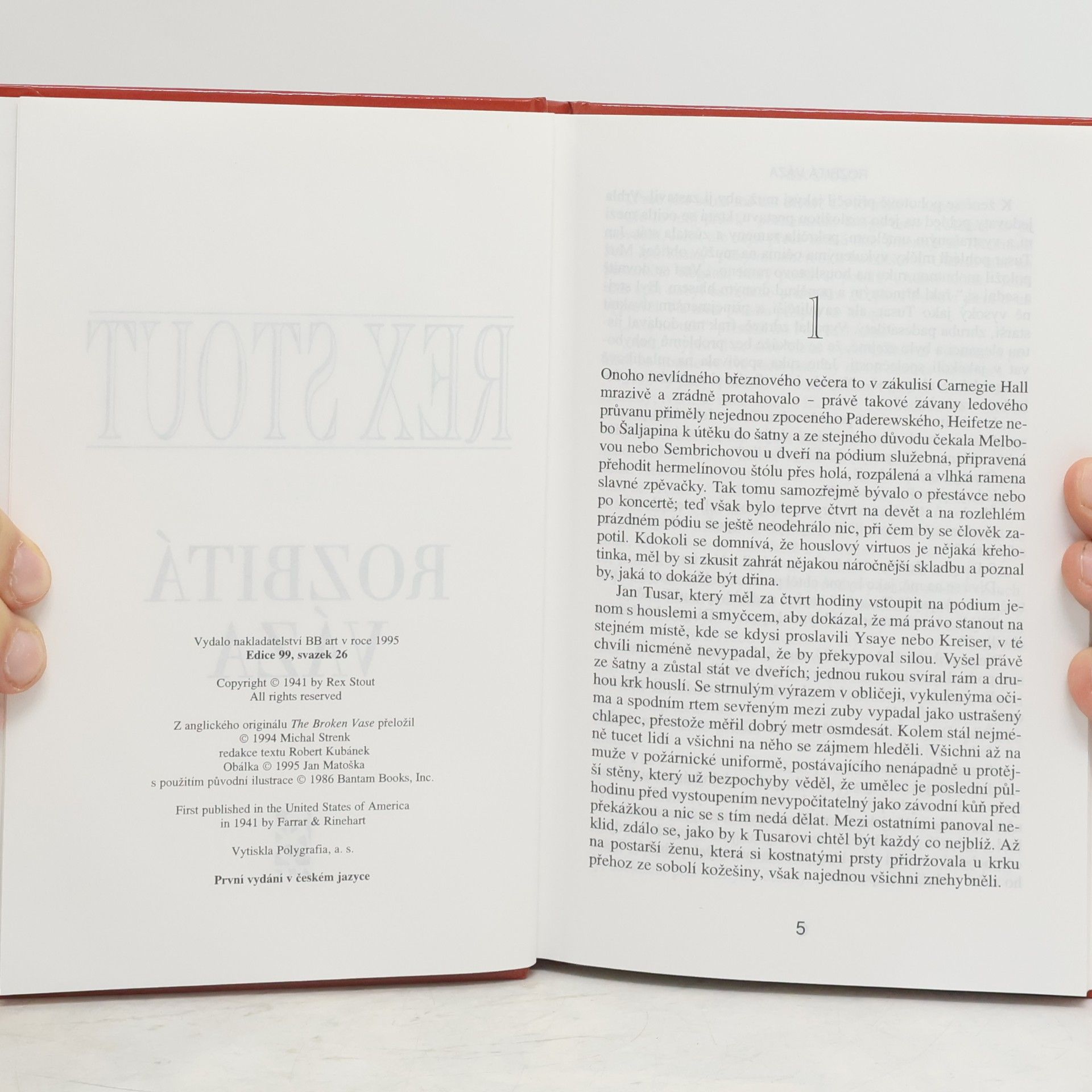 Rex Stout Rozbitá váza