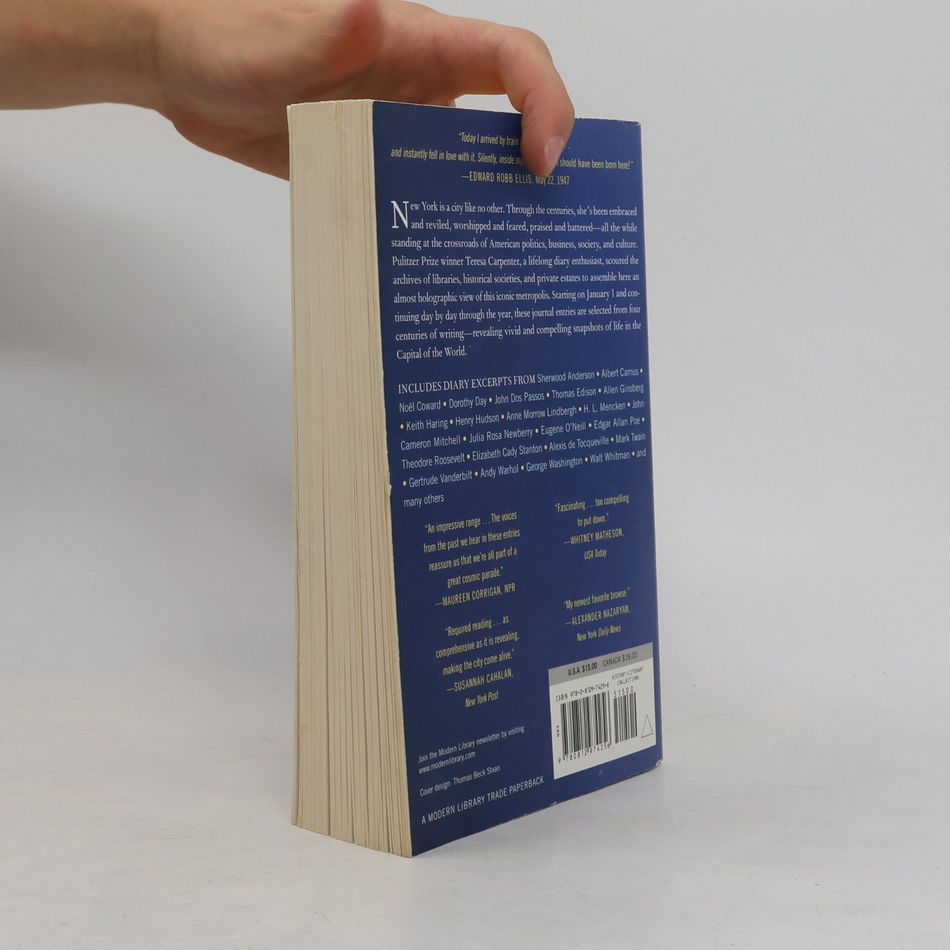 Teresa Carpenter New York Diaries: 1609 to 2009