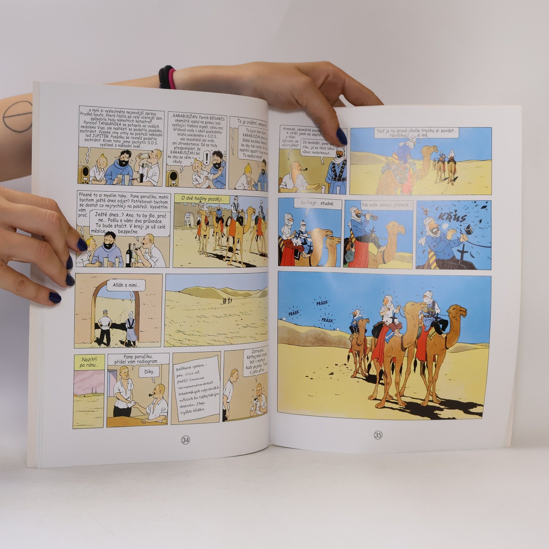 Hergé Krab se zlatými klepety