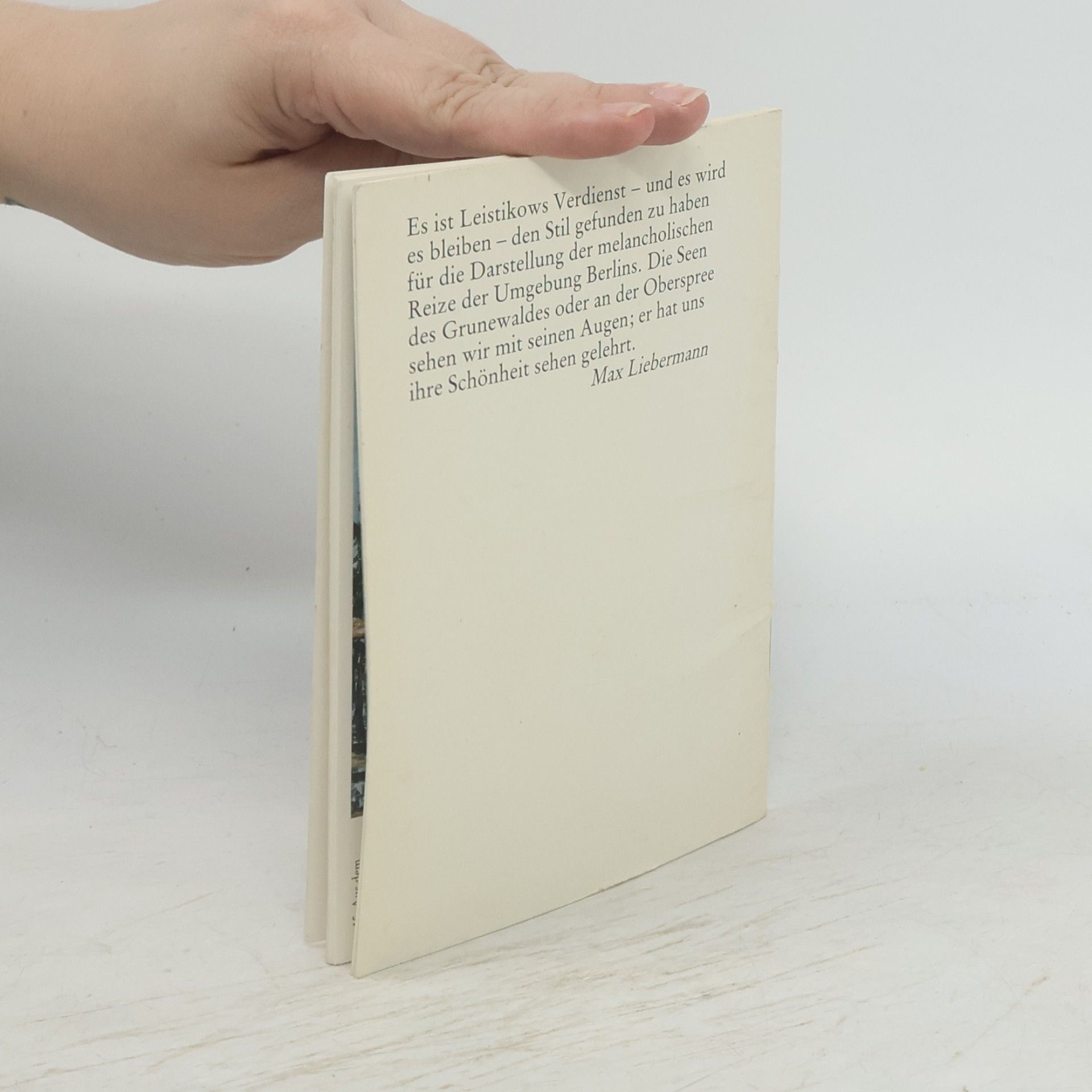 Karla Bilang Maler und Werk: Leistikow