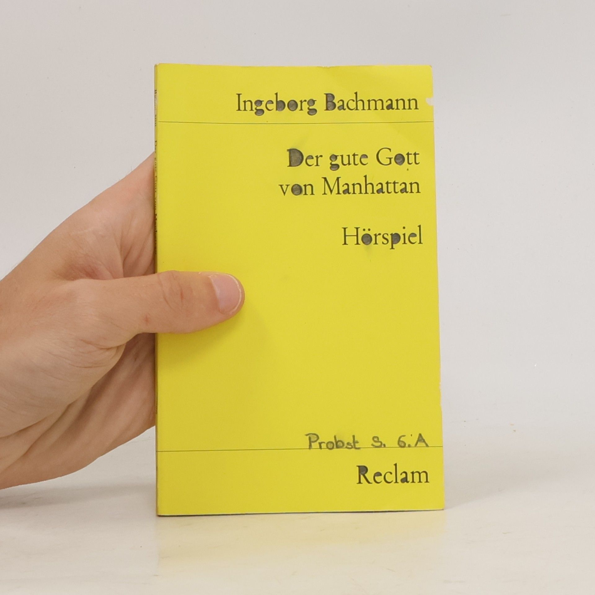 Ingeborg Bachmann Der gute Gott von Manhattan