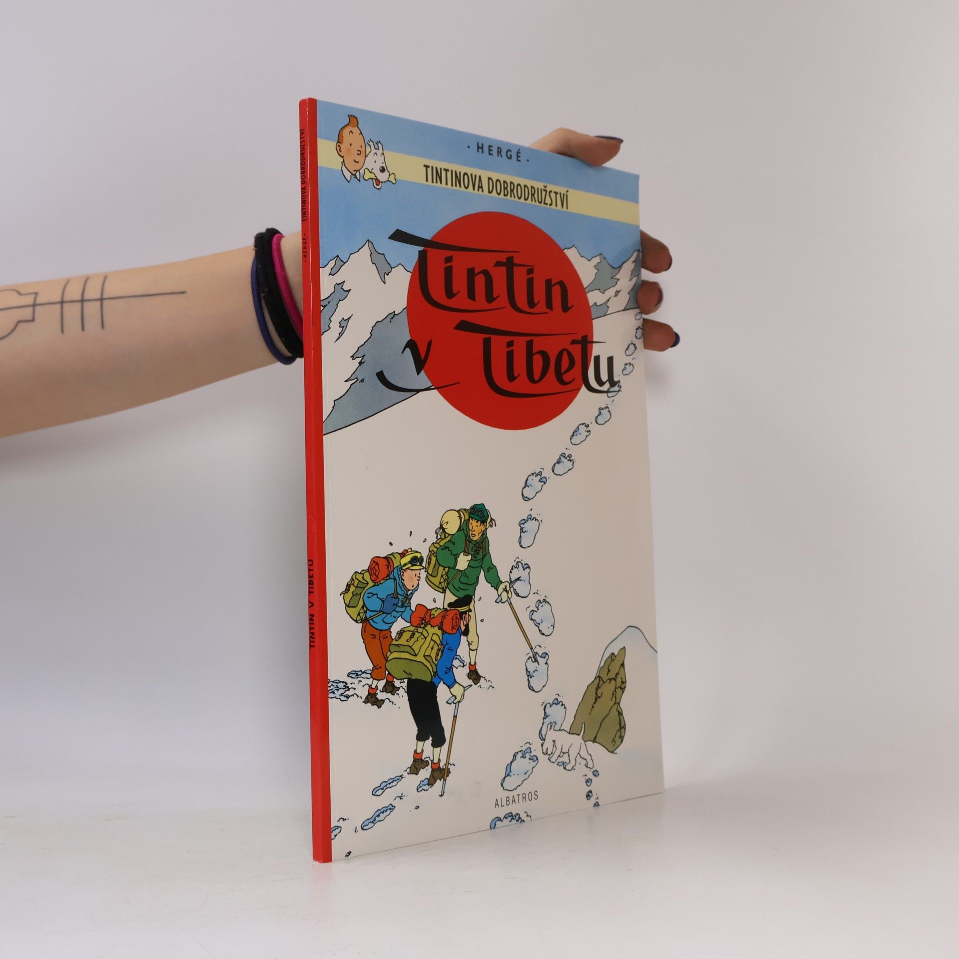 Hergé Tintin v Tibetu