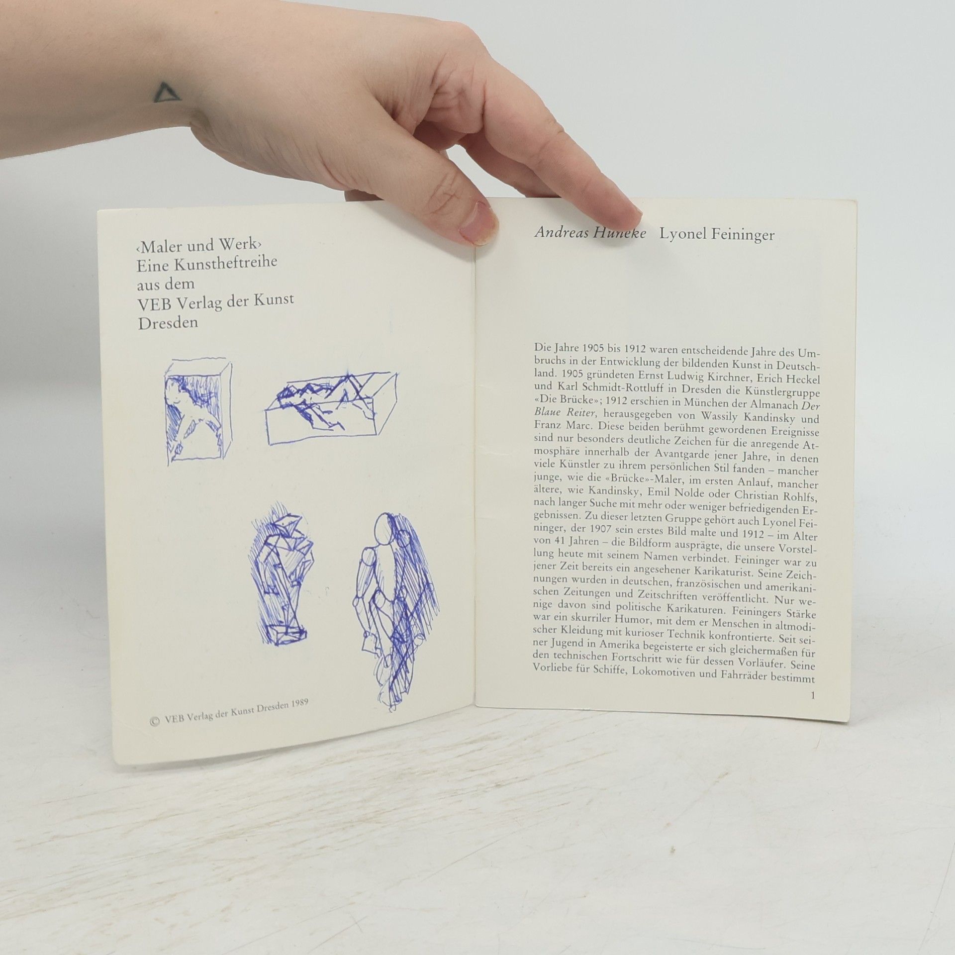 Andreas Hüneke Maler und Werk: Feininger