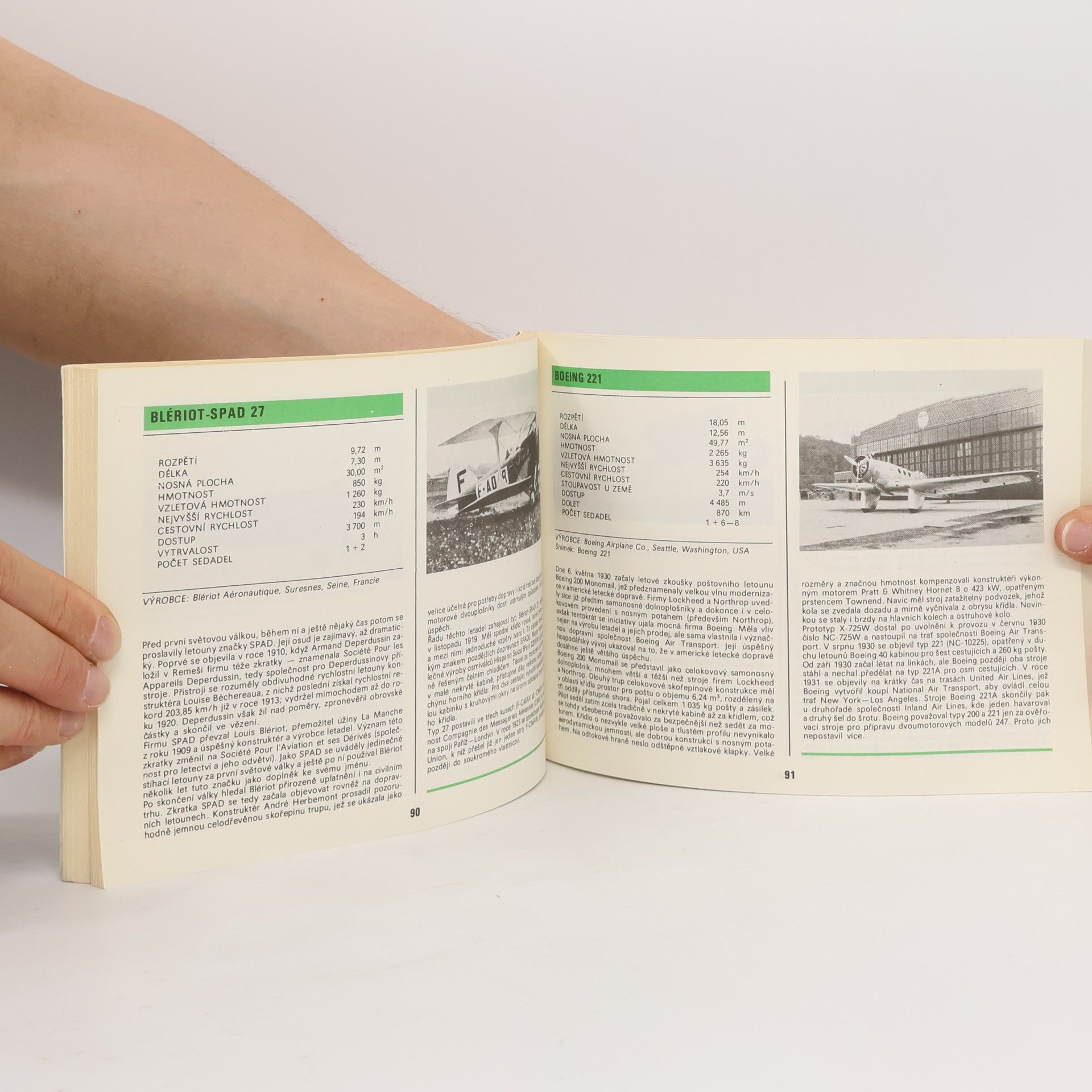 Václav Němeček Atlas letadel. Jednomotorová dopravní letadla
