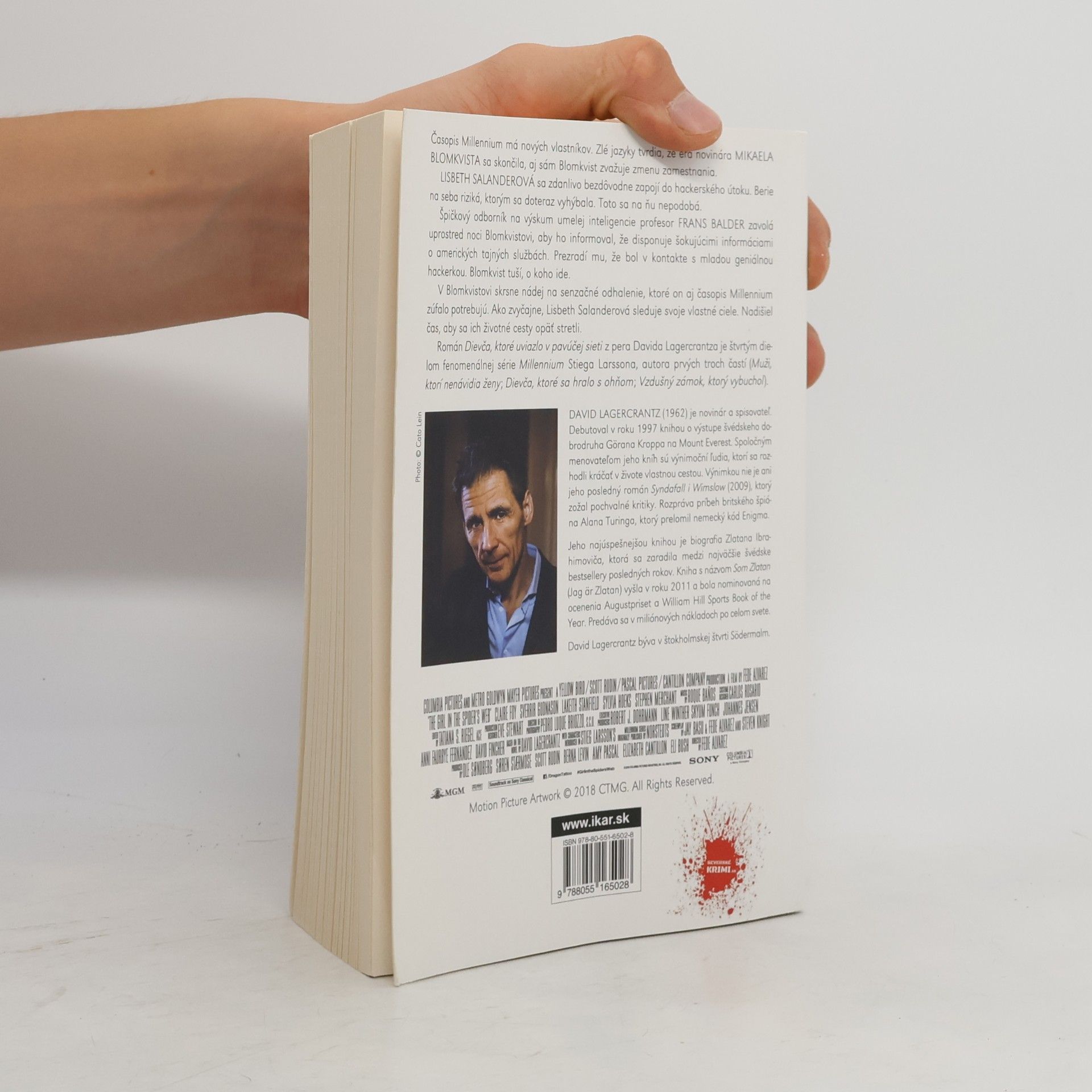 David Lagercrantz Dievča, ktoré uviazlo v pavúčej sieti