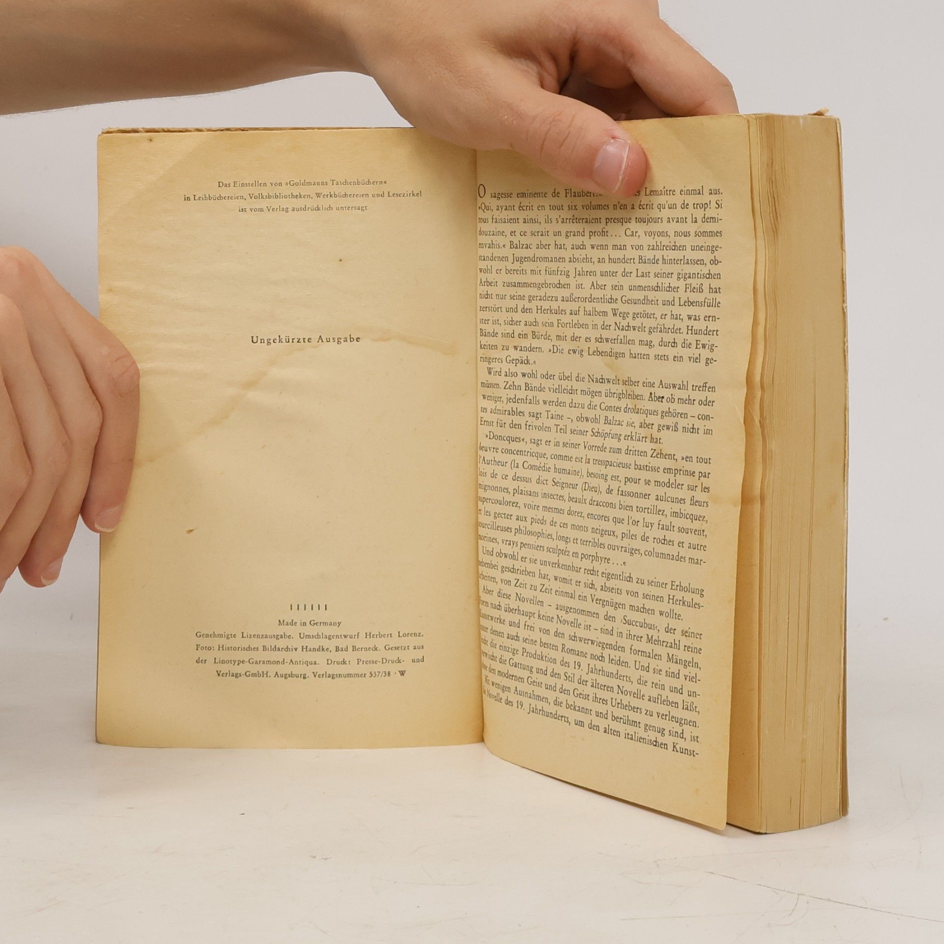 Honoré de Balzac Tolldreiste Geschichten