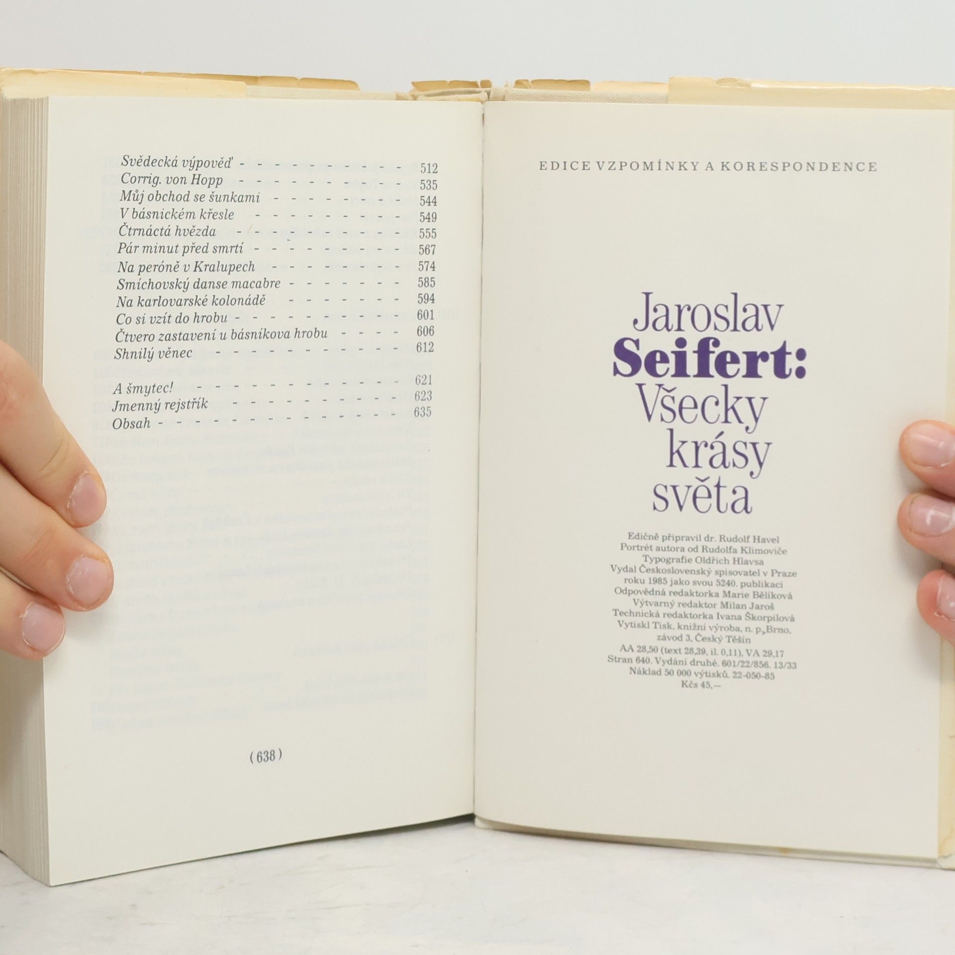 Jaroslav Seifert Všecky krásy světa