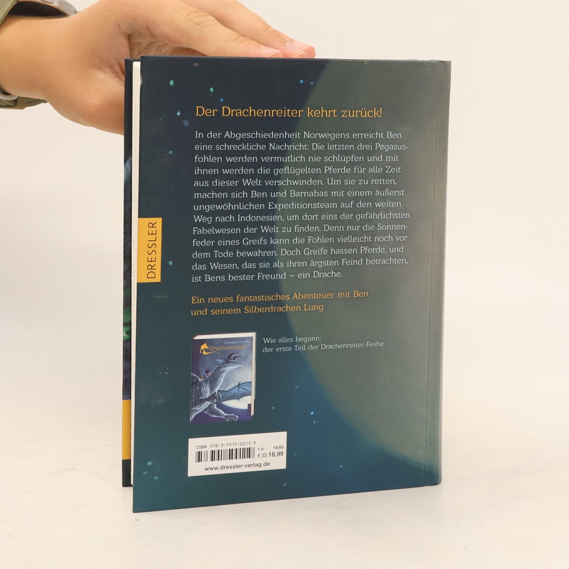 Cornelia Funke Drachenreiter : Die Feder eines Greifs