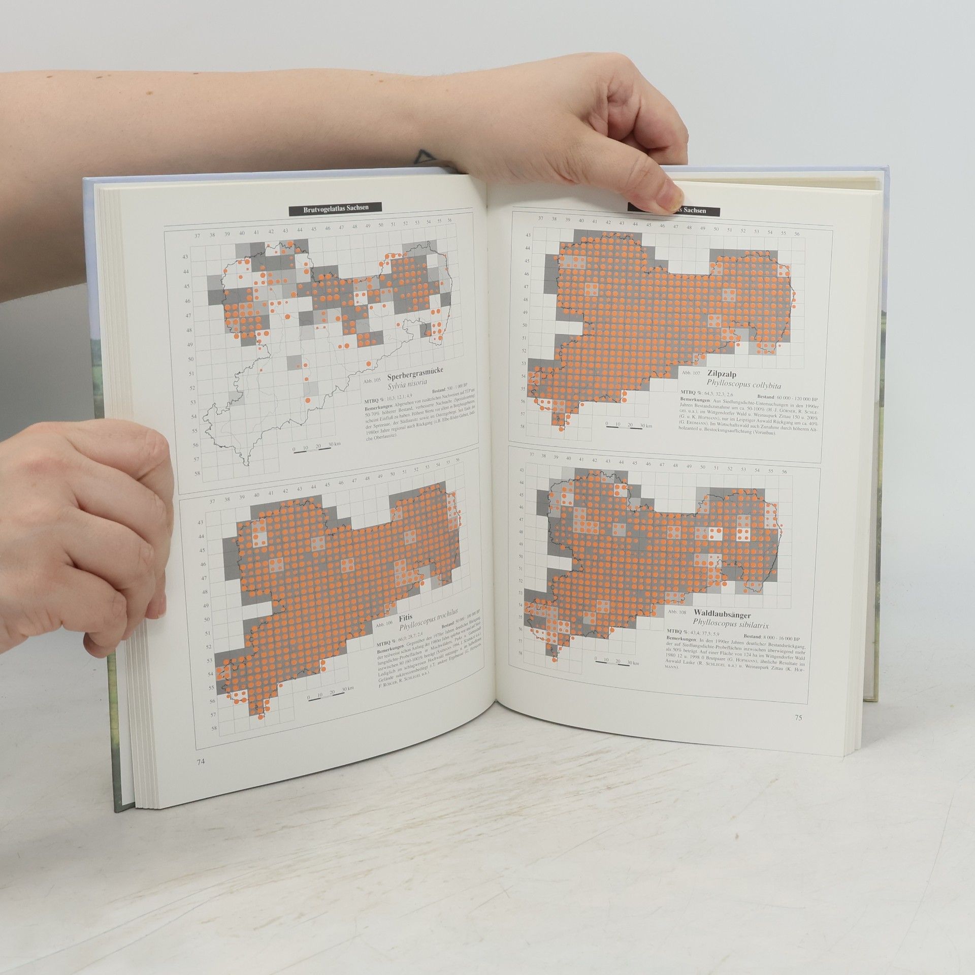 Rolf Steffens Atlas der Brutvögel Sachsens