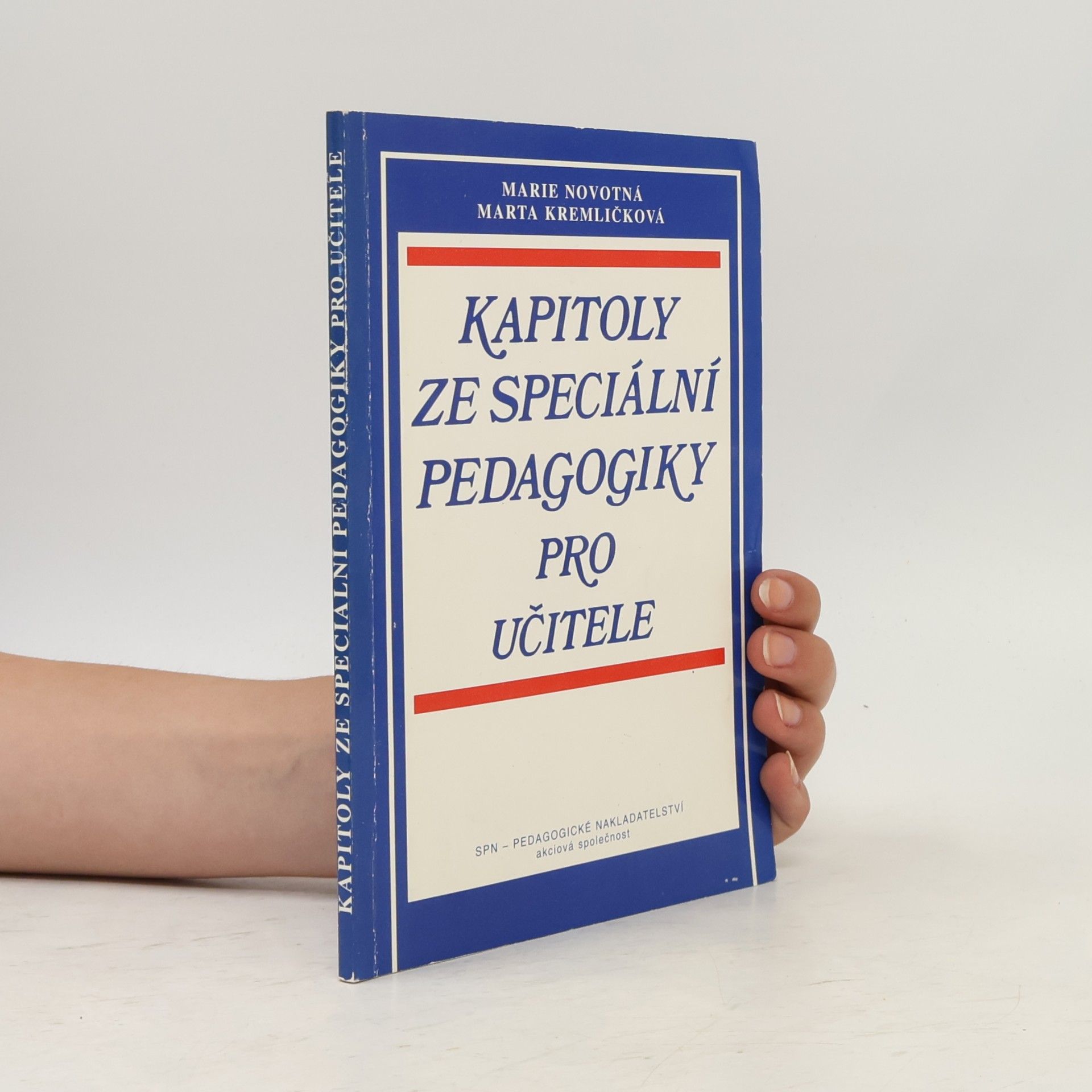 Marta Kremličková Kapitoly ze speciální pedagogiky pro učitele