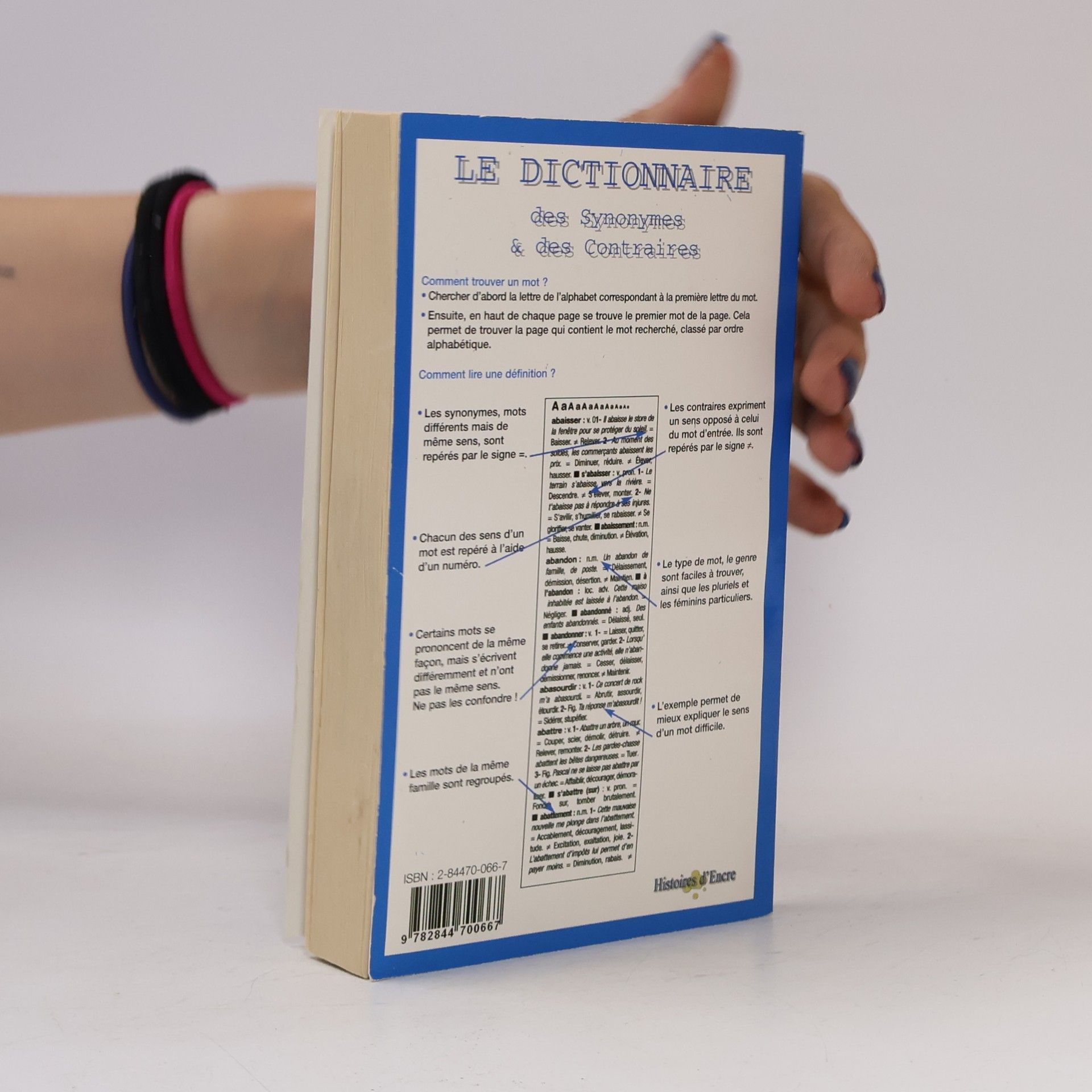 Various authors Le dictionnaire des synonymes et des contraires de poche
