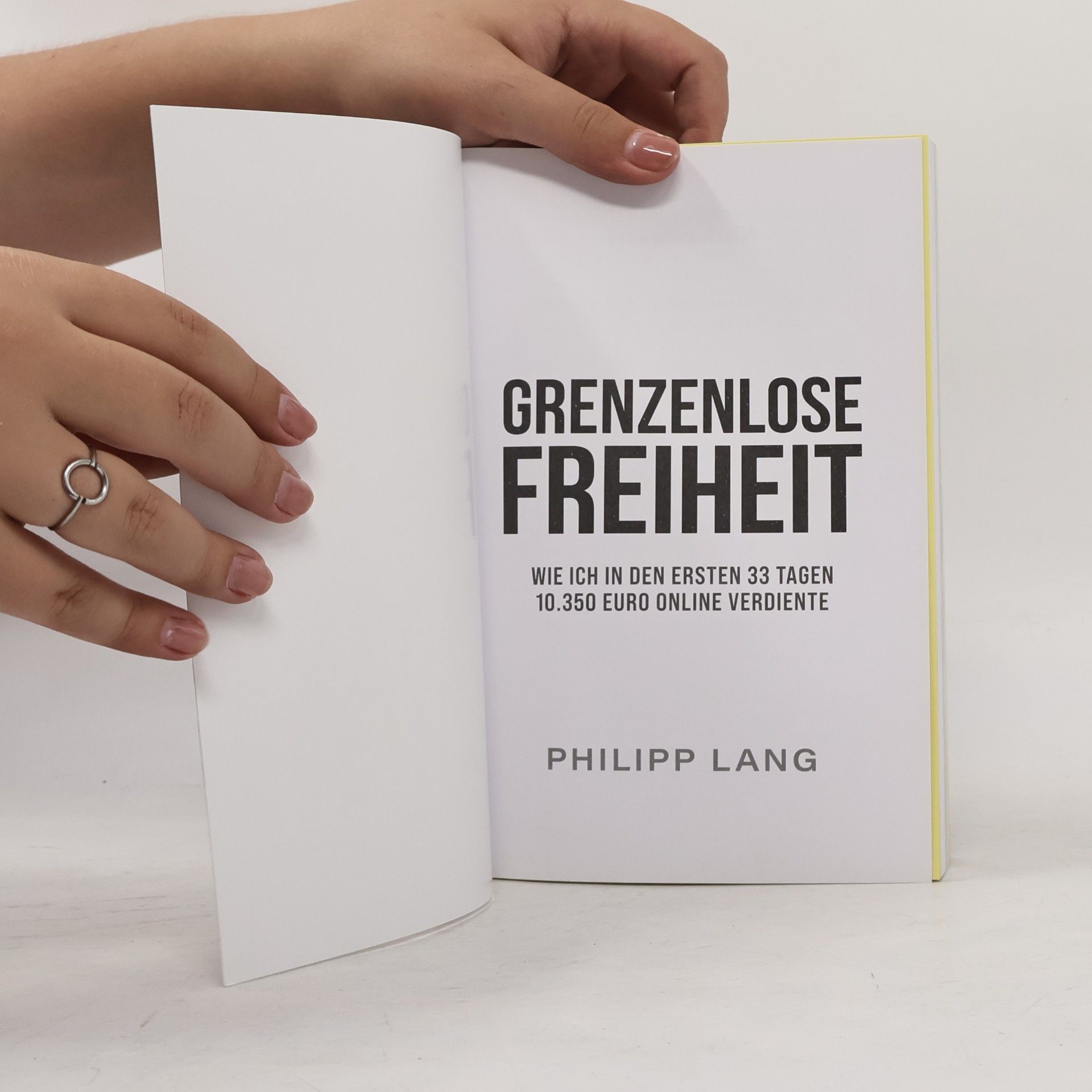 Philipp Lang Grenzenlose Freiheit. Wie ich in den ersten 33 Tagen 10.350 Euro Online verdiente