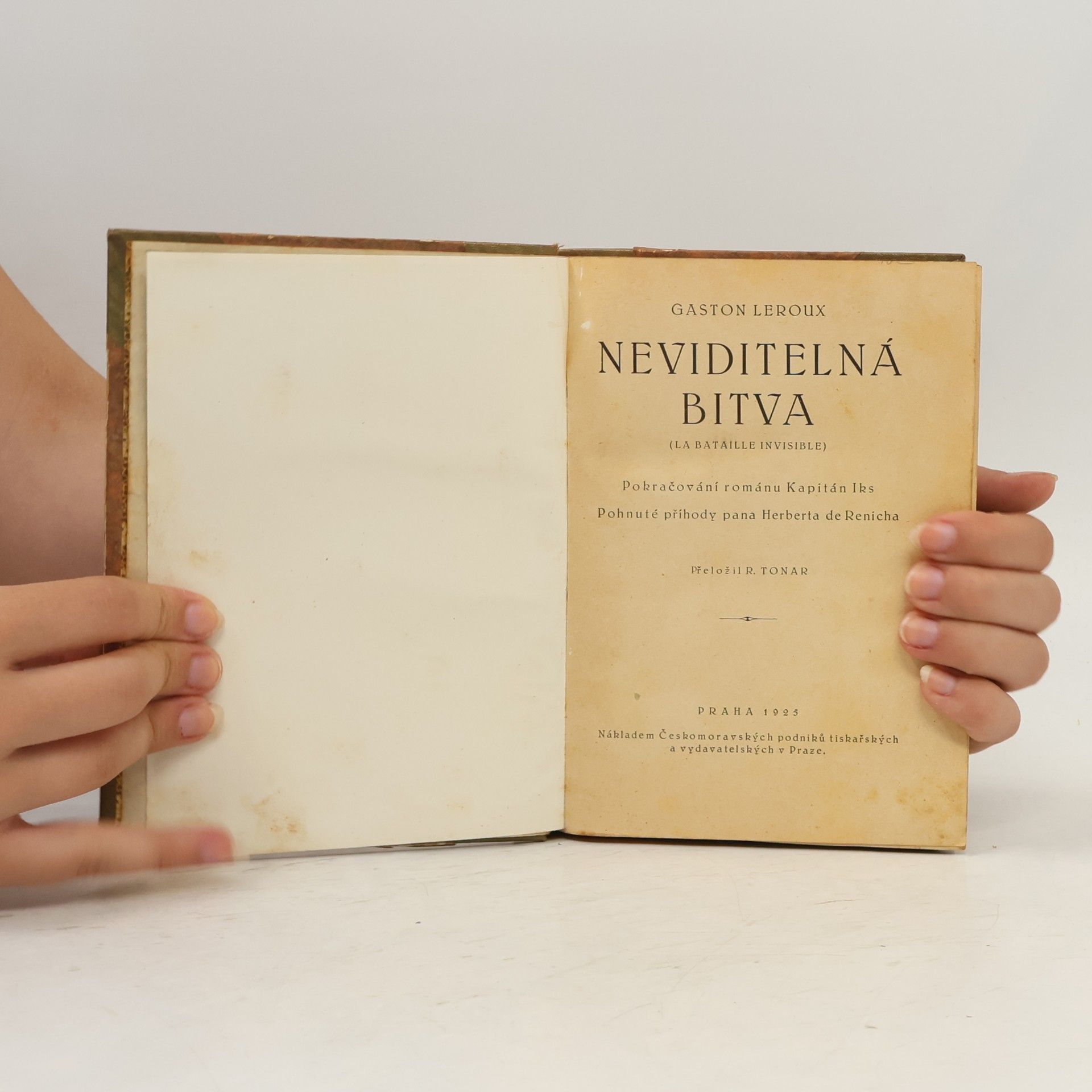 Gaston Leroux Neviditelná bitva