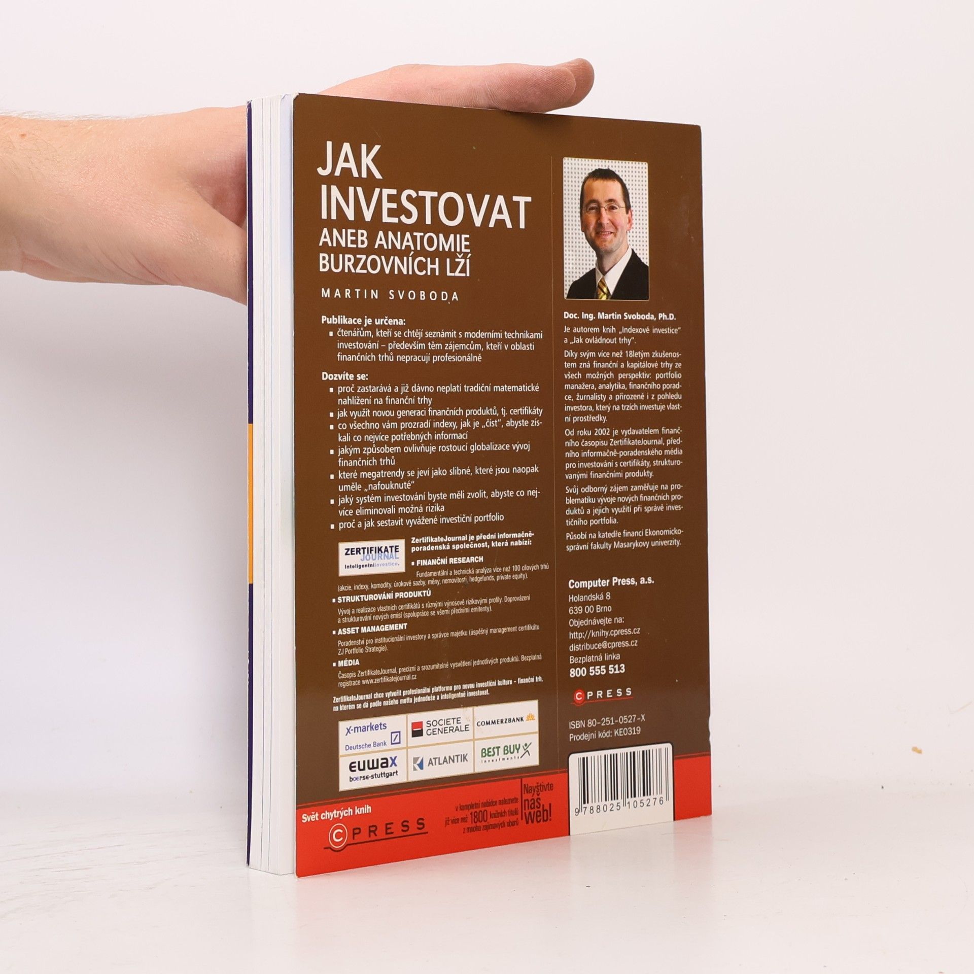 Martin Svoboda Jak investovat aneb Anatomie burzovních lží