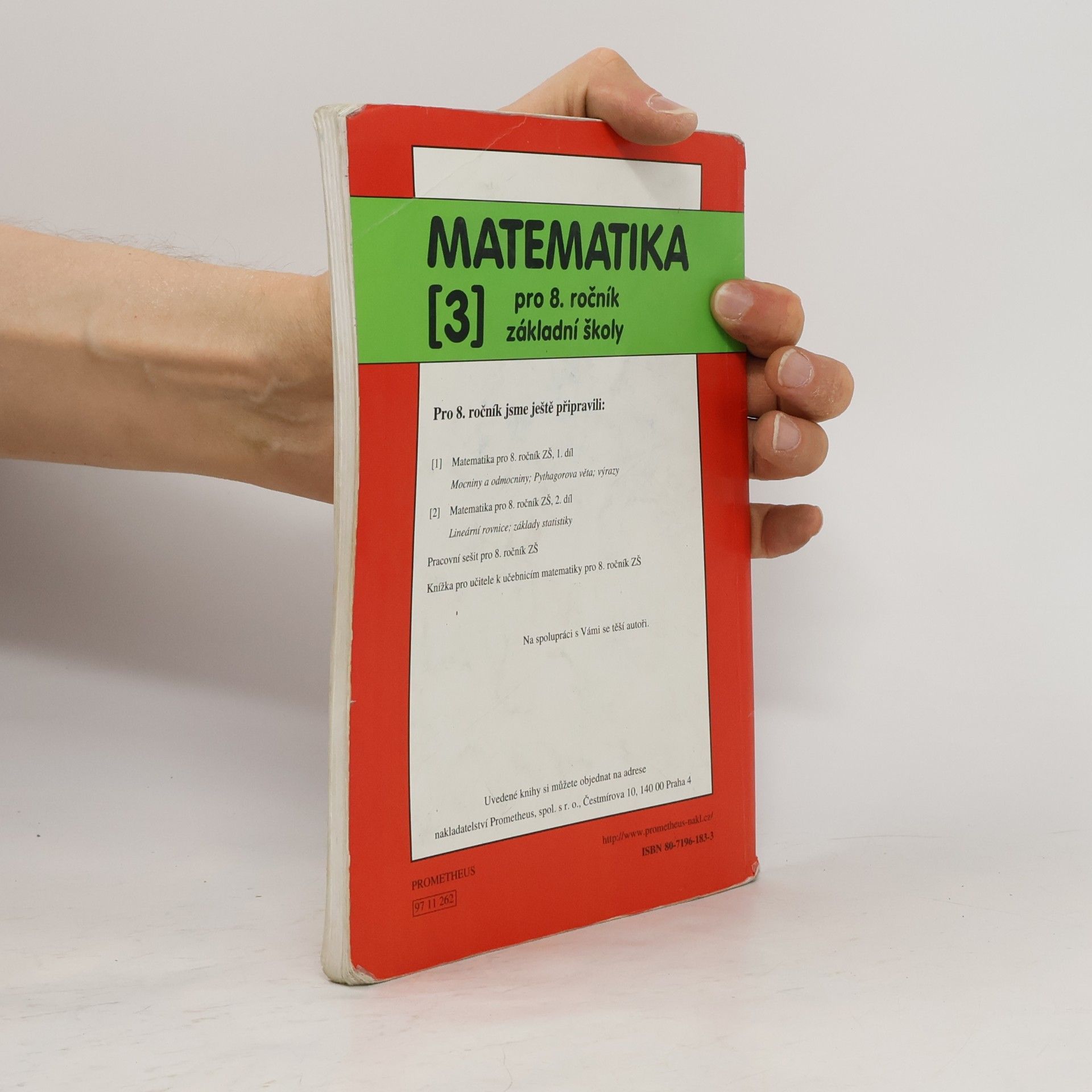 Jiří Kadleček Matematika pro 8. ročník základní školy. 3, Kruh, kružnice, válec, konstruční úlohy