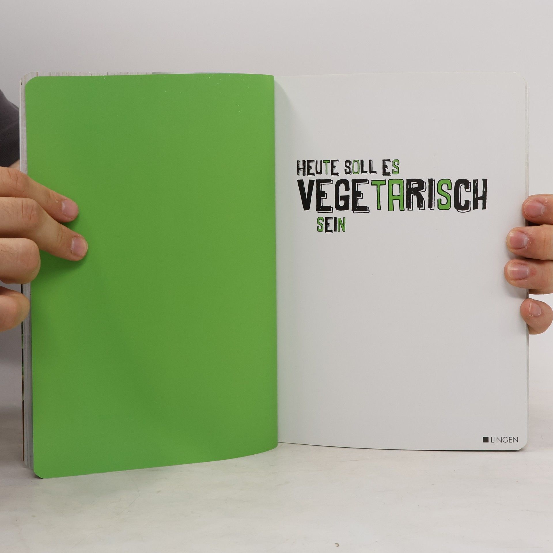Jan Wischnewsky Heute soll es vegetarisch sein